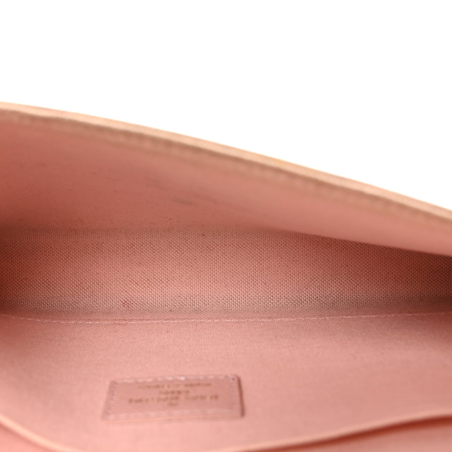 Louis Vuitton Damier Azur Pochette Felicie Chain Wallet Rose Ballerine