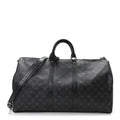 Louis Vuitton Monogram Eclipse Keepall Bandouliere 55