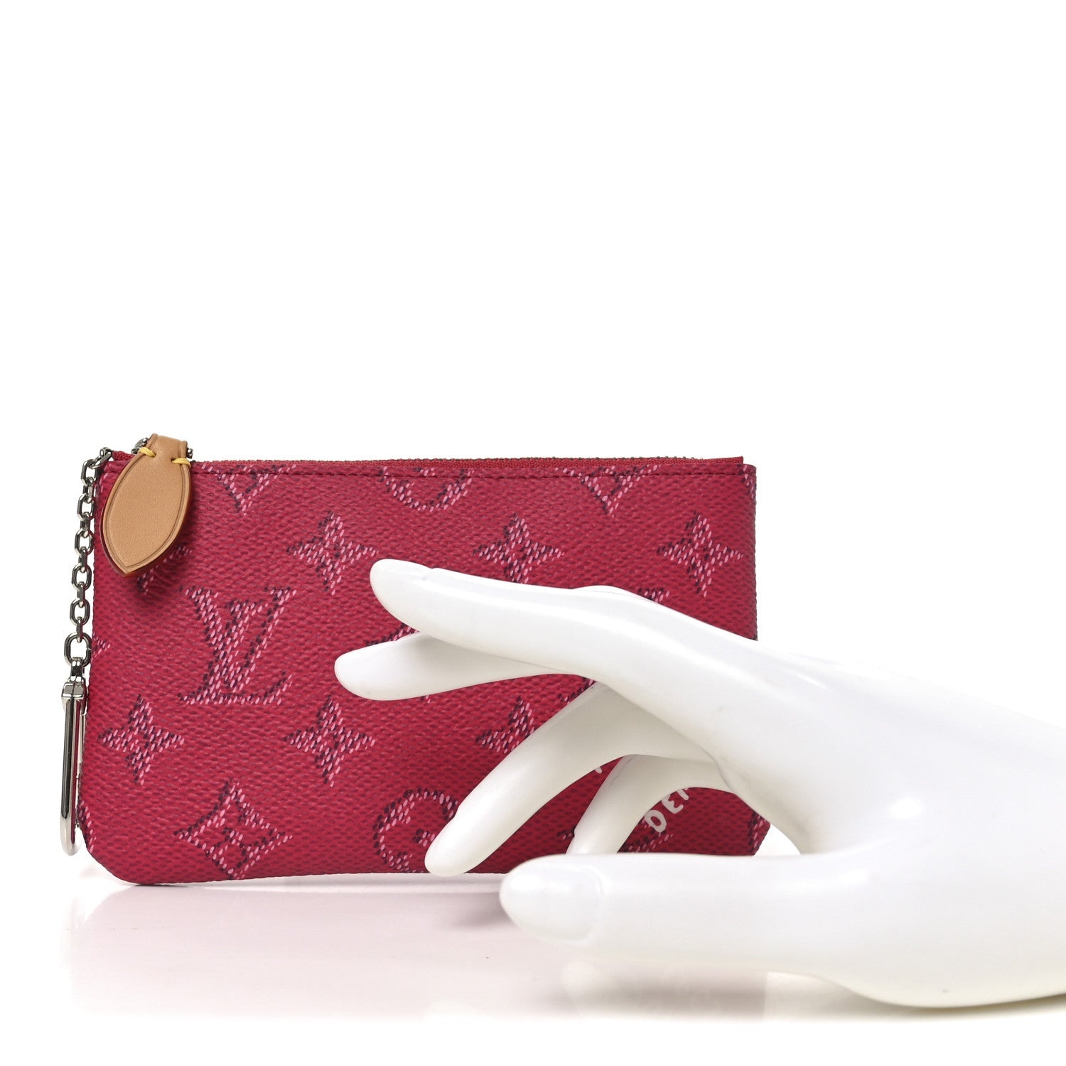 Louis Vuitton Monogram Heritage Key Pouch S Pondicherry Pink