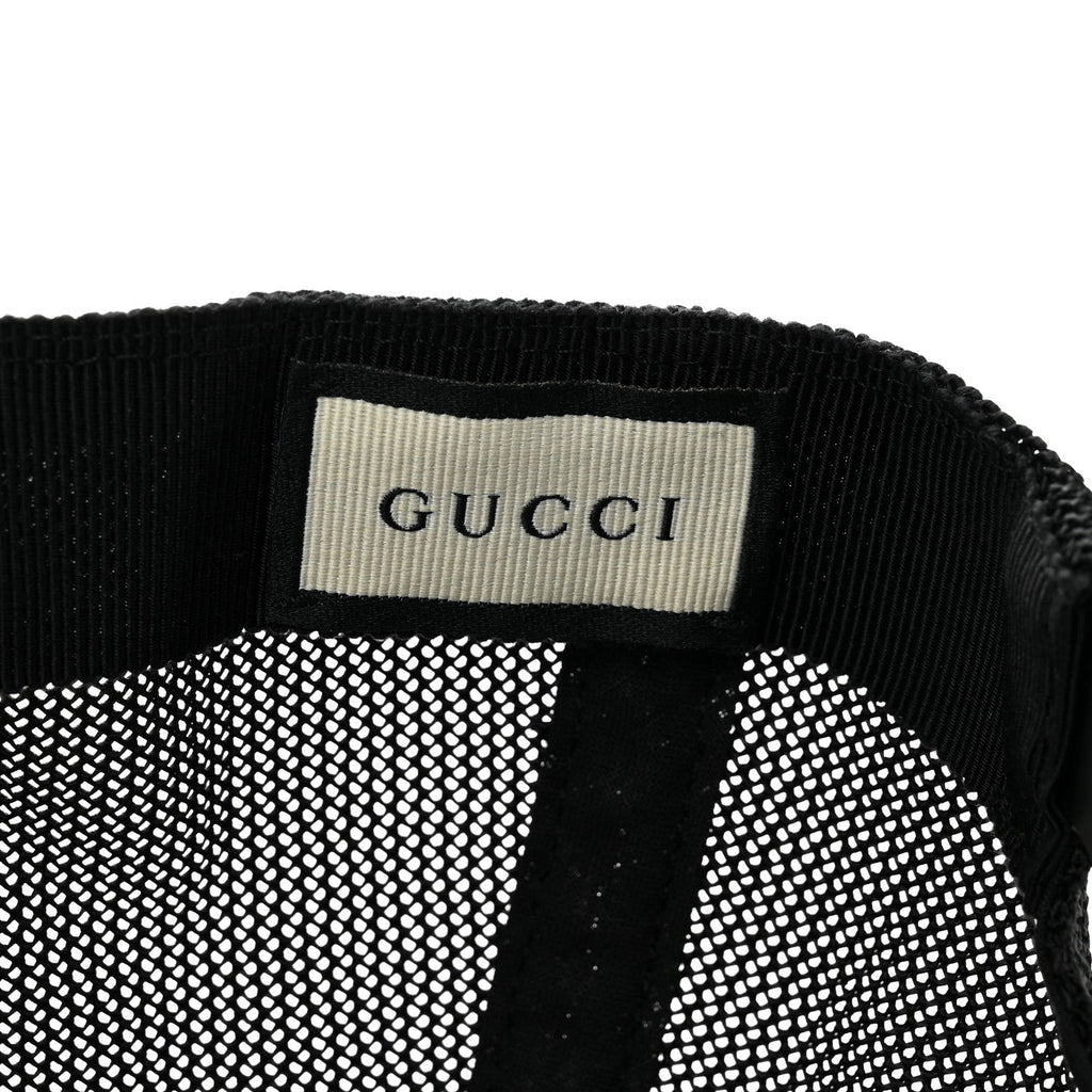 Gucci GG Supreme Monogram Baseball Hat S 57 Black