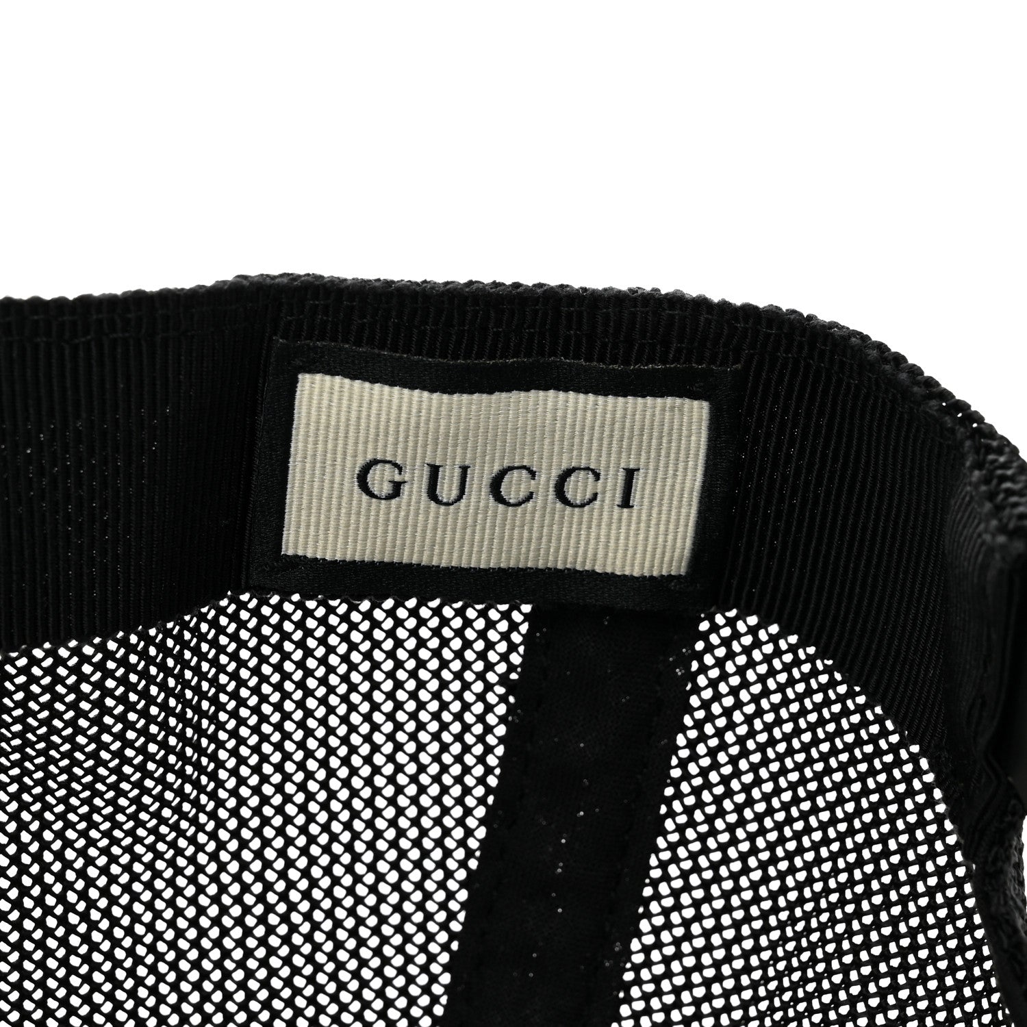 Gucci GG Supreme Monogram Baseball Hat S 57 Black