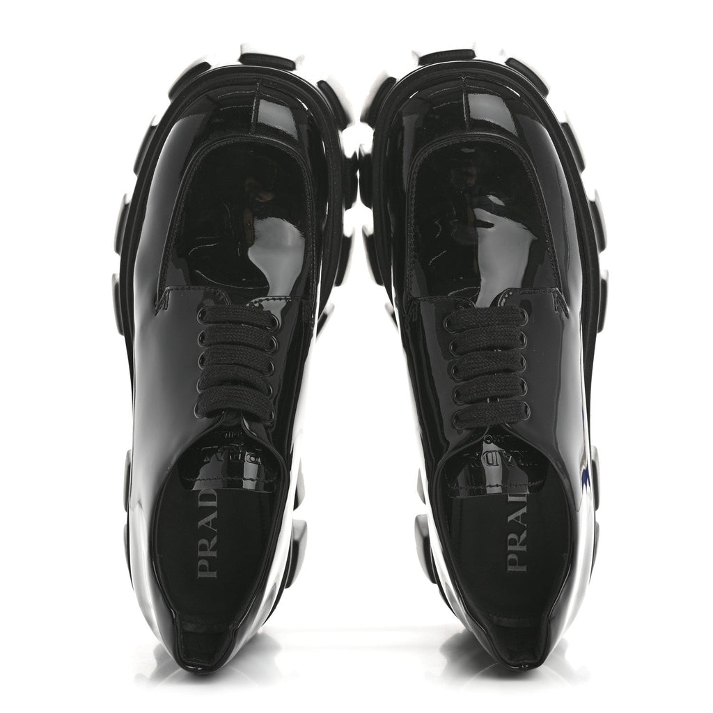 Prada Monolith 55mm Derby Loafers 8 Black