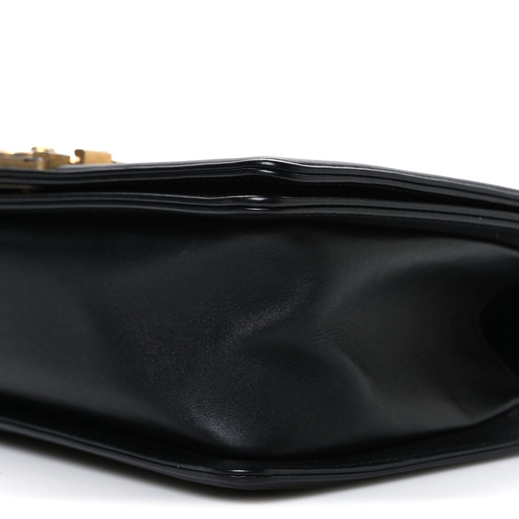 Chanel Calfskin Quilted Medium Boy Flap Black