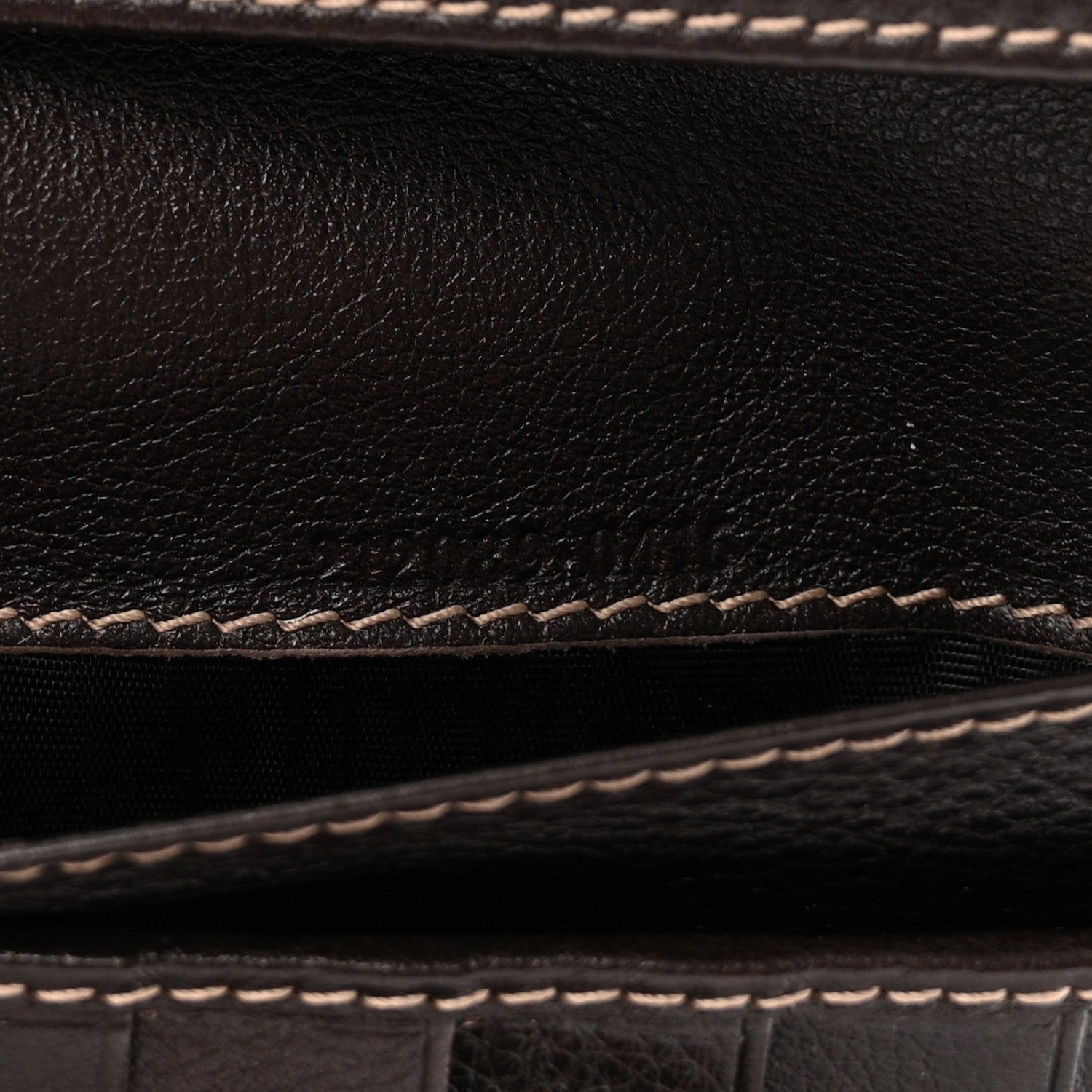 Gucci GG Plus Monogram Icon Bar Continental Flap Wallet Dark Brown