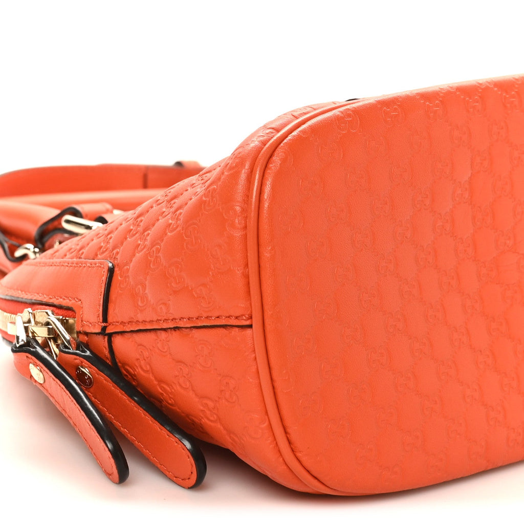 Gucci Microguccissima Mini Dome Bag Sun Orange