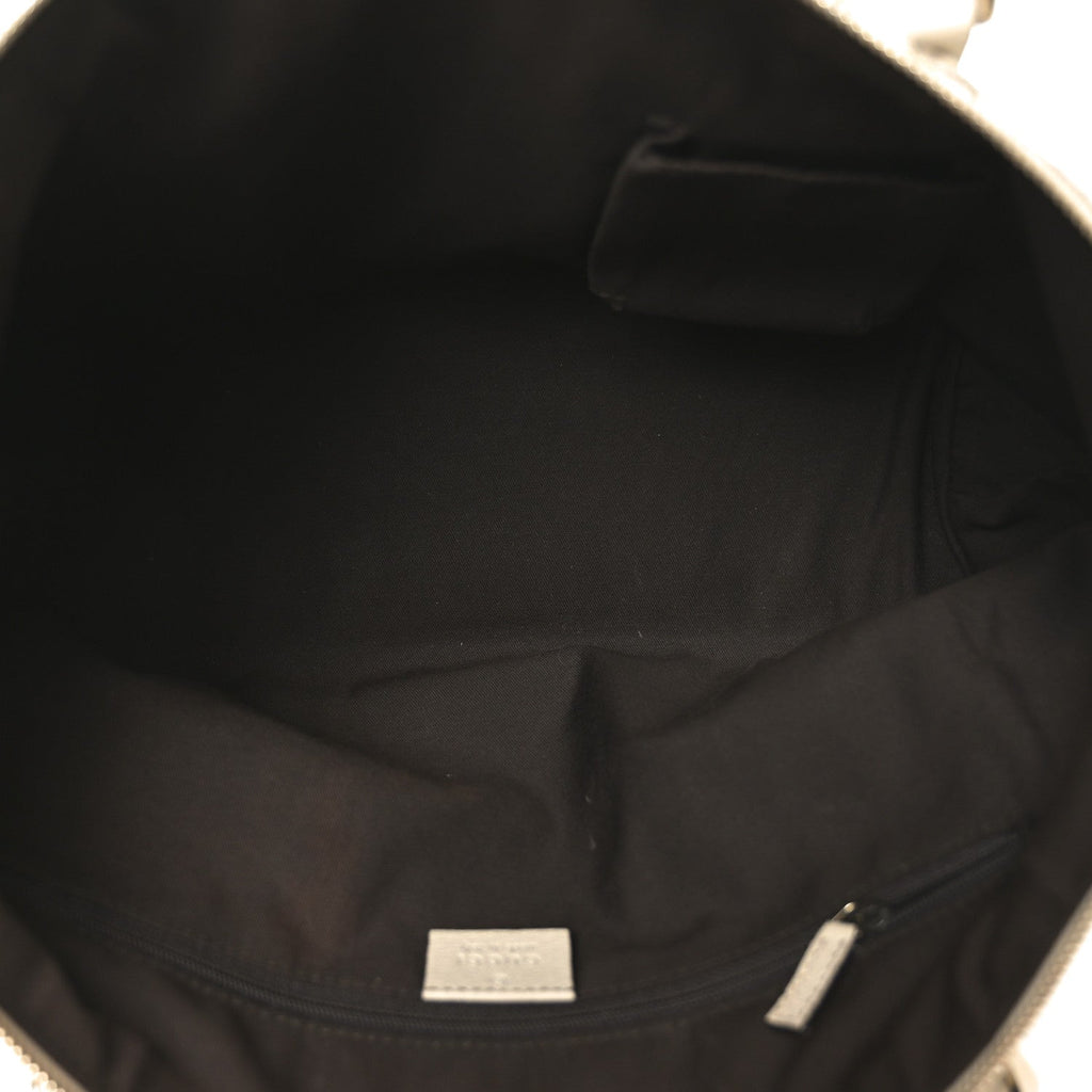Gucci Monogram Medium Abbey Tote Off White