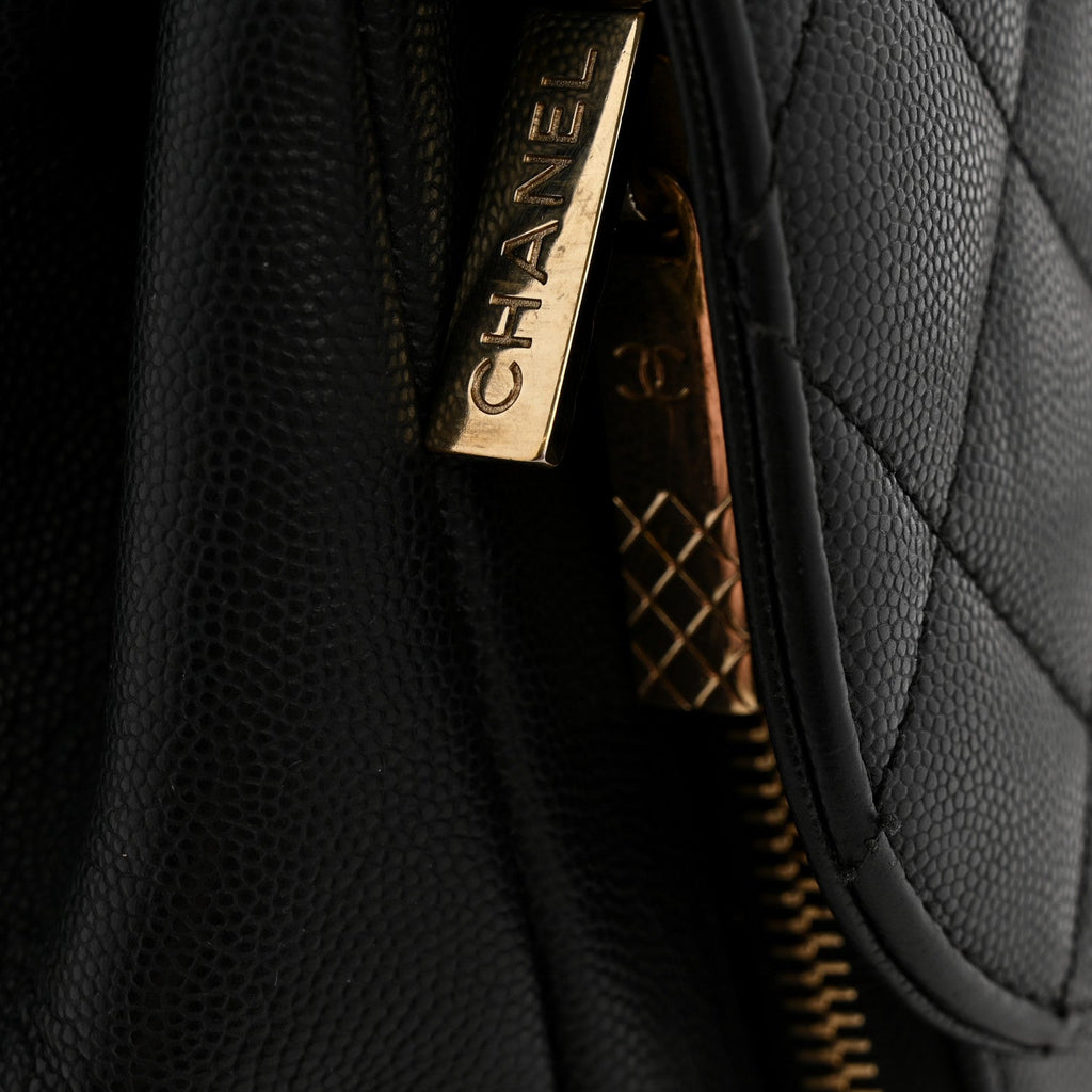 Chanel Caviar Quilted Large Business Affinity Flap Black