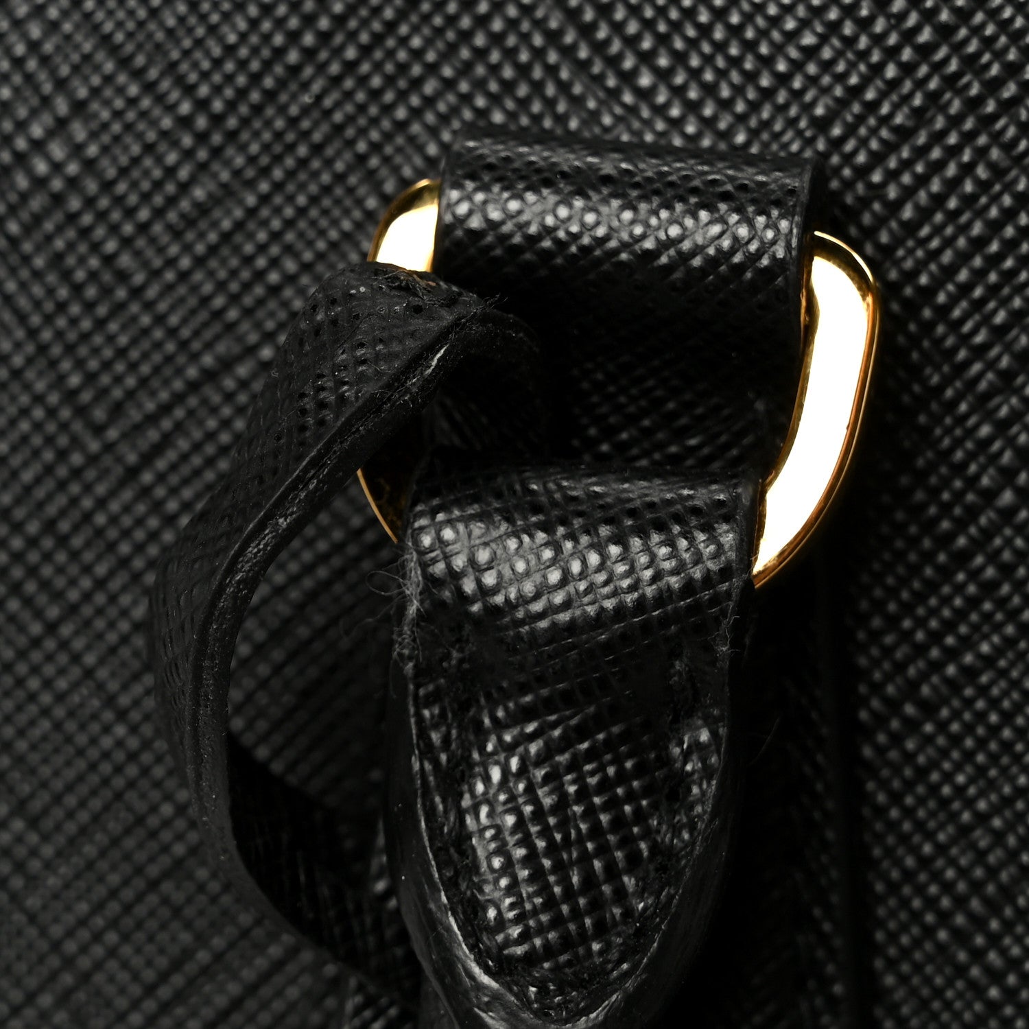 Prada Saffiano Lux Large Galleria Double Zip Tote Black