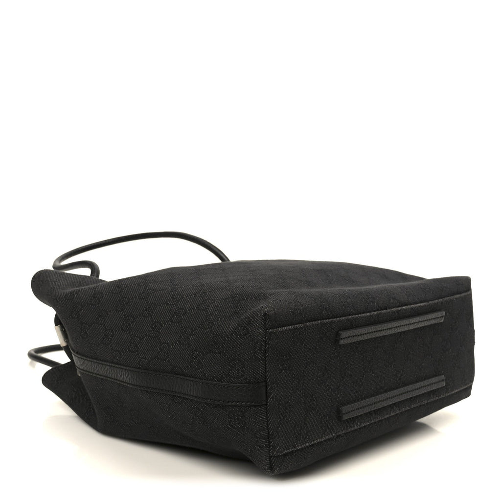 Gucci Canvas Monogram Gifford Shopping Tote Black