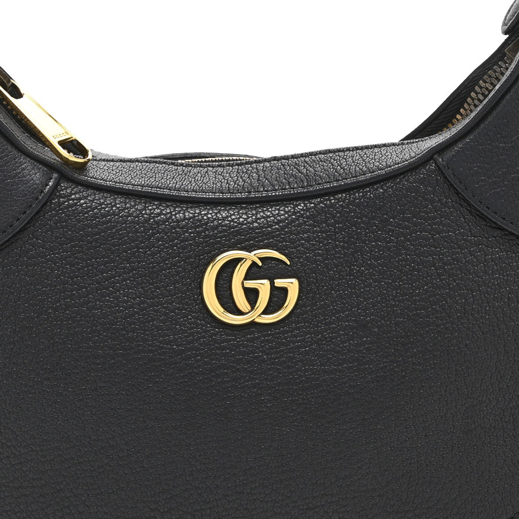 Gucci Goatskin Small Aphrodite Shoulder Bag Black