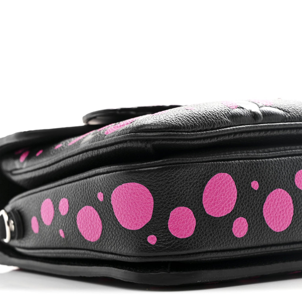 Louis Vuitton LV x YK Empreinte Monogram Giant Pochette Metis Black Fuchsia