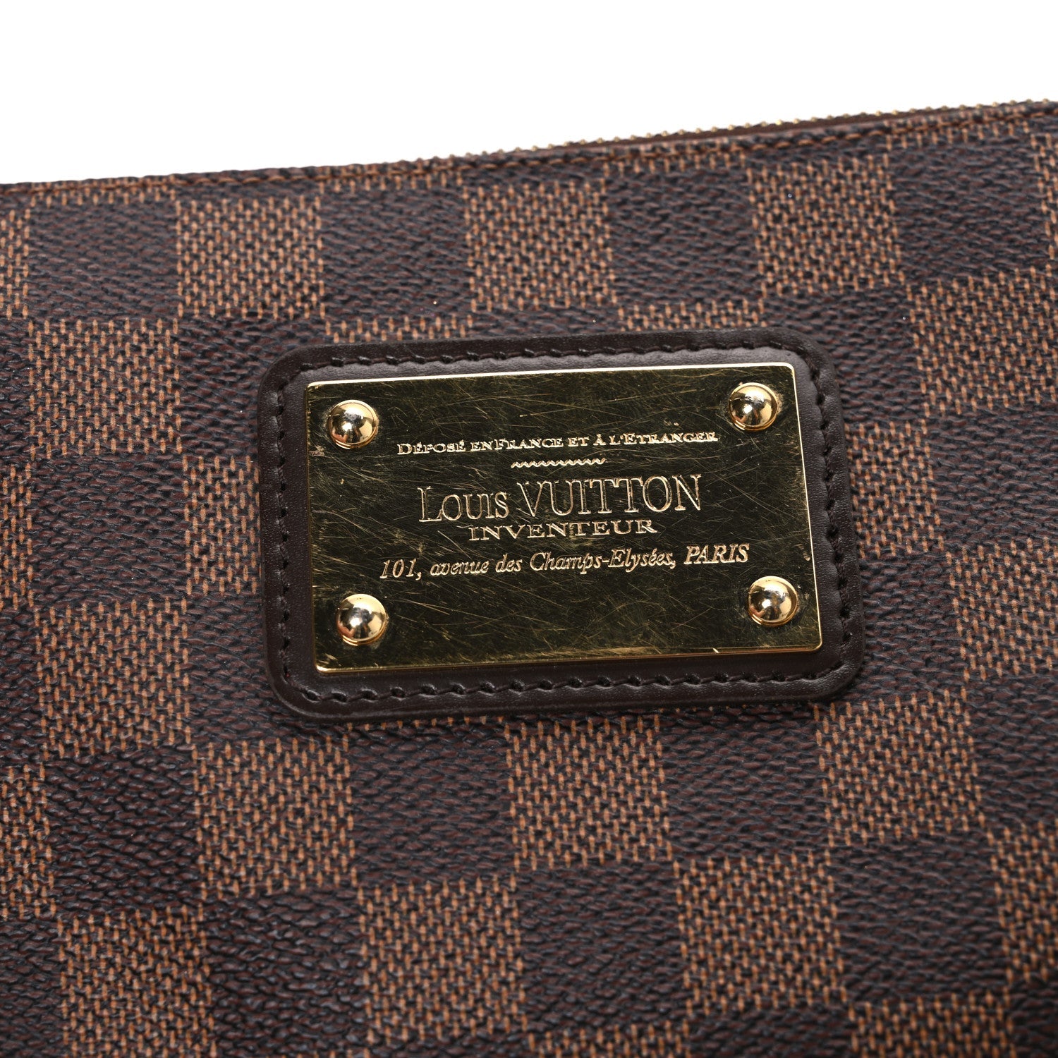 Louis Vuitton Damier Ebene Eva Clutch