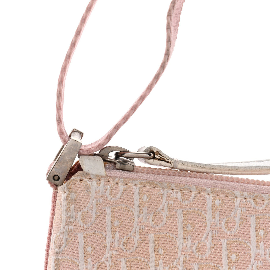 Christian Dior Monogram Shoulder Bag Pochette Pink