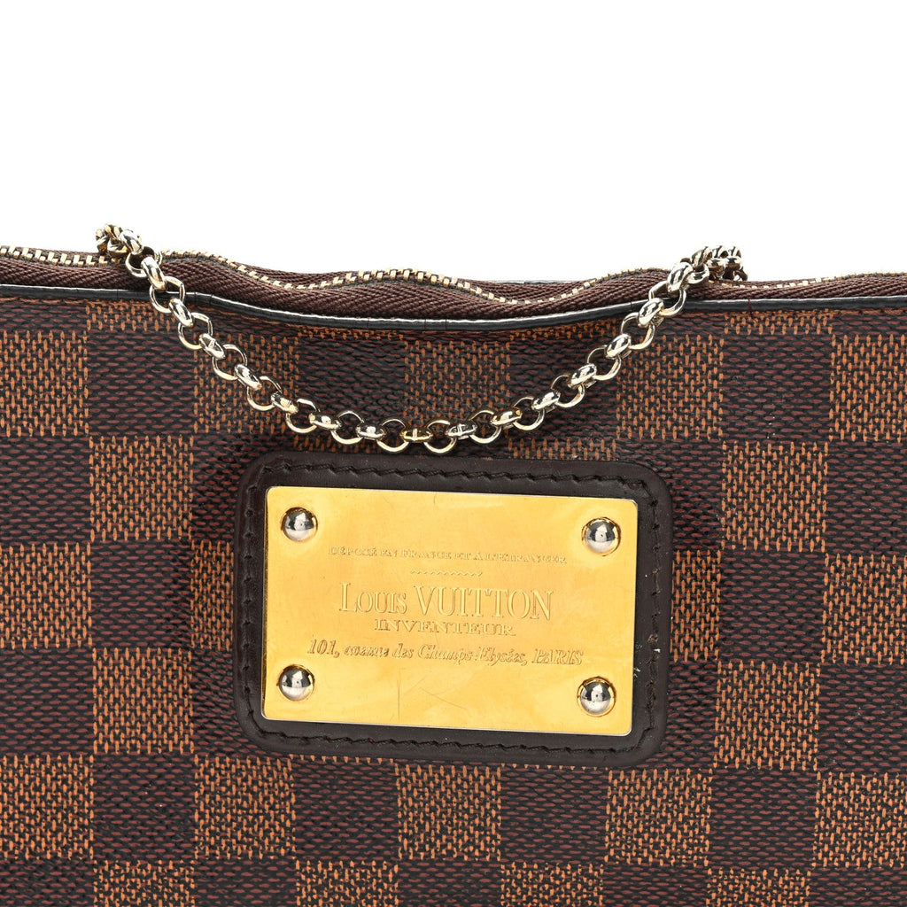 Louis Vuitton Damier Ebene Eva Clutch