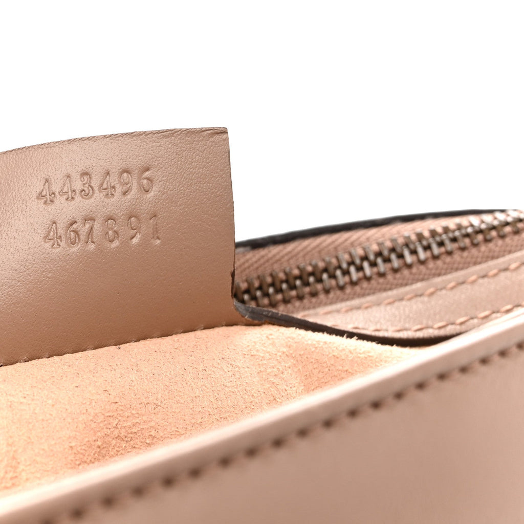 Gucci Calfskin Matelasse Medium GG Marmont Shoulder Bag Porcelain Rose