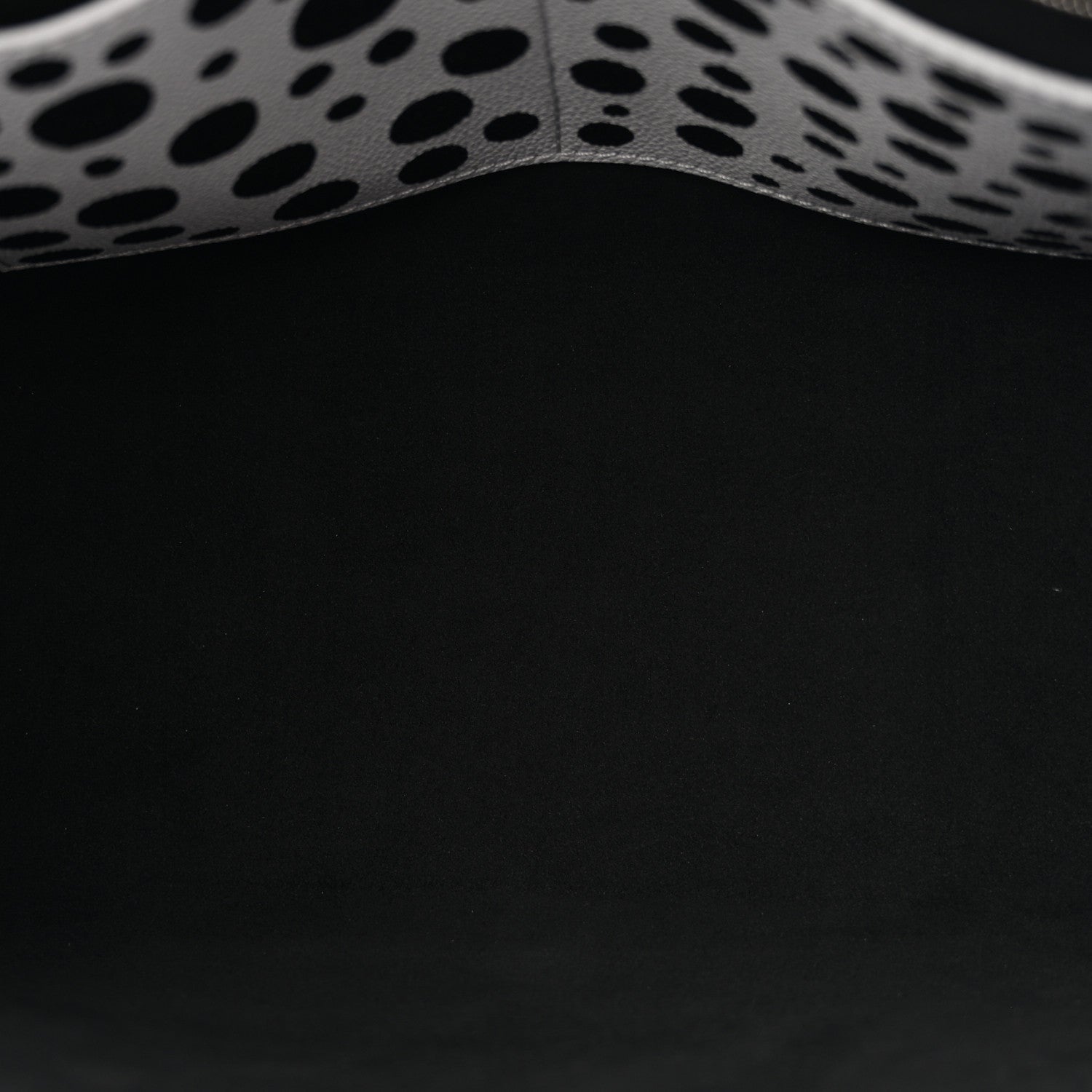 Louis Vuitton Monogram Kusama Dots Onthego MM Black White