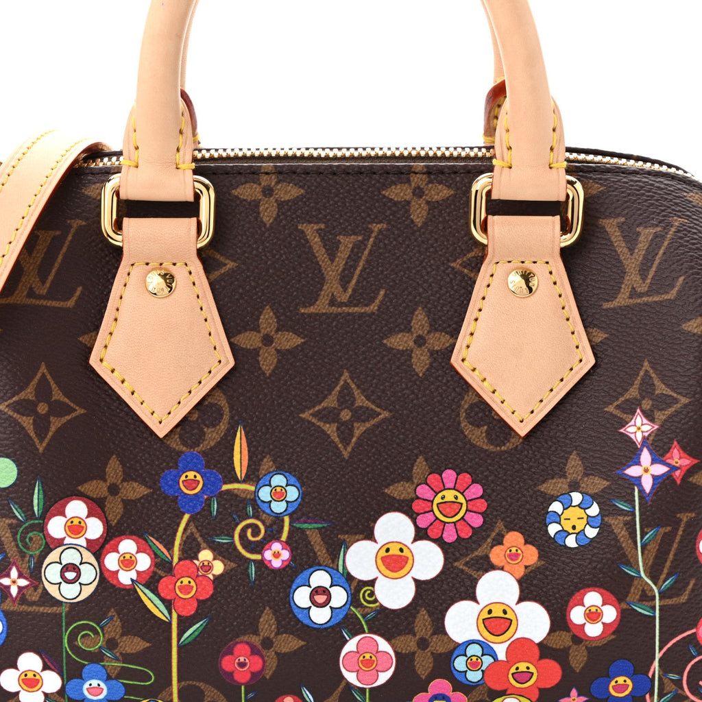 Louis Vuitton LV X TM Monogram Flowers Speedy Bandouliere 20