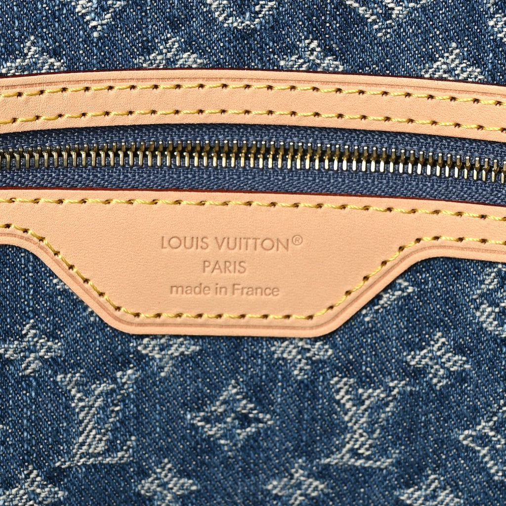 Louis Vuitton Monogram Denim Neo Neverfull MM Blue