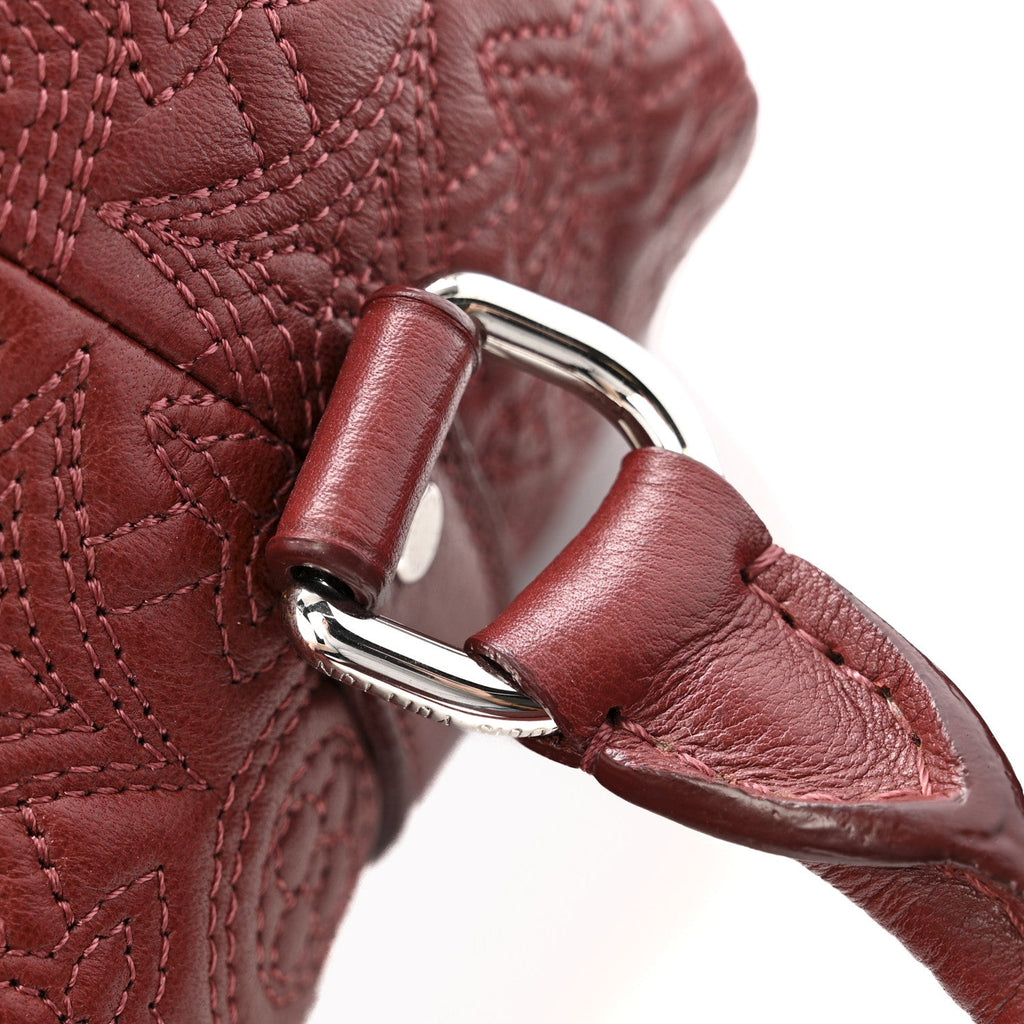 Louis Vuitton Monogram Lambskin Antheia Ixia MM Fuchsia