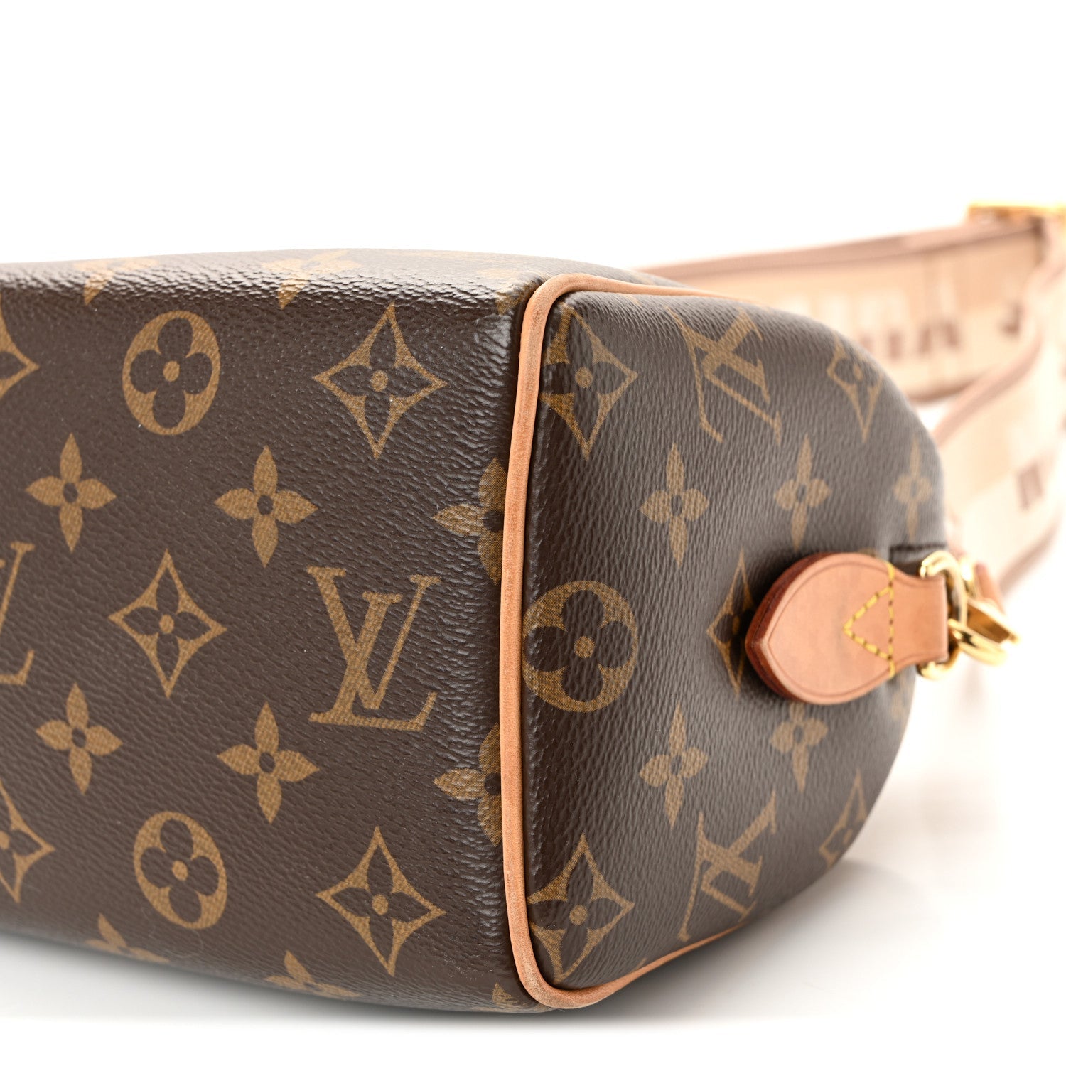 Louis Vuitton Monogram Speedy Bandouliere 20 Beige