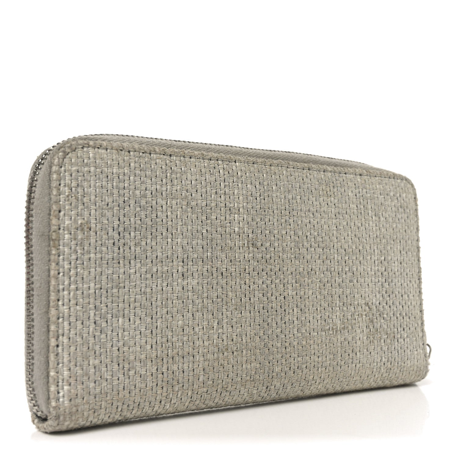 Canvas Deauville Zip Around Wallet Grey