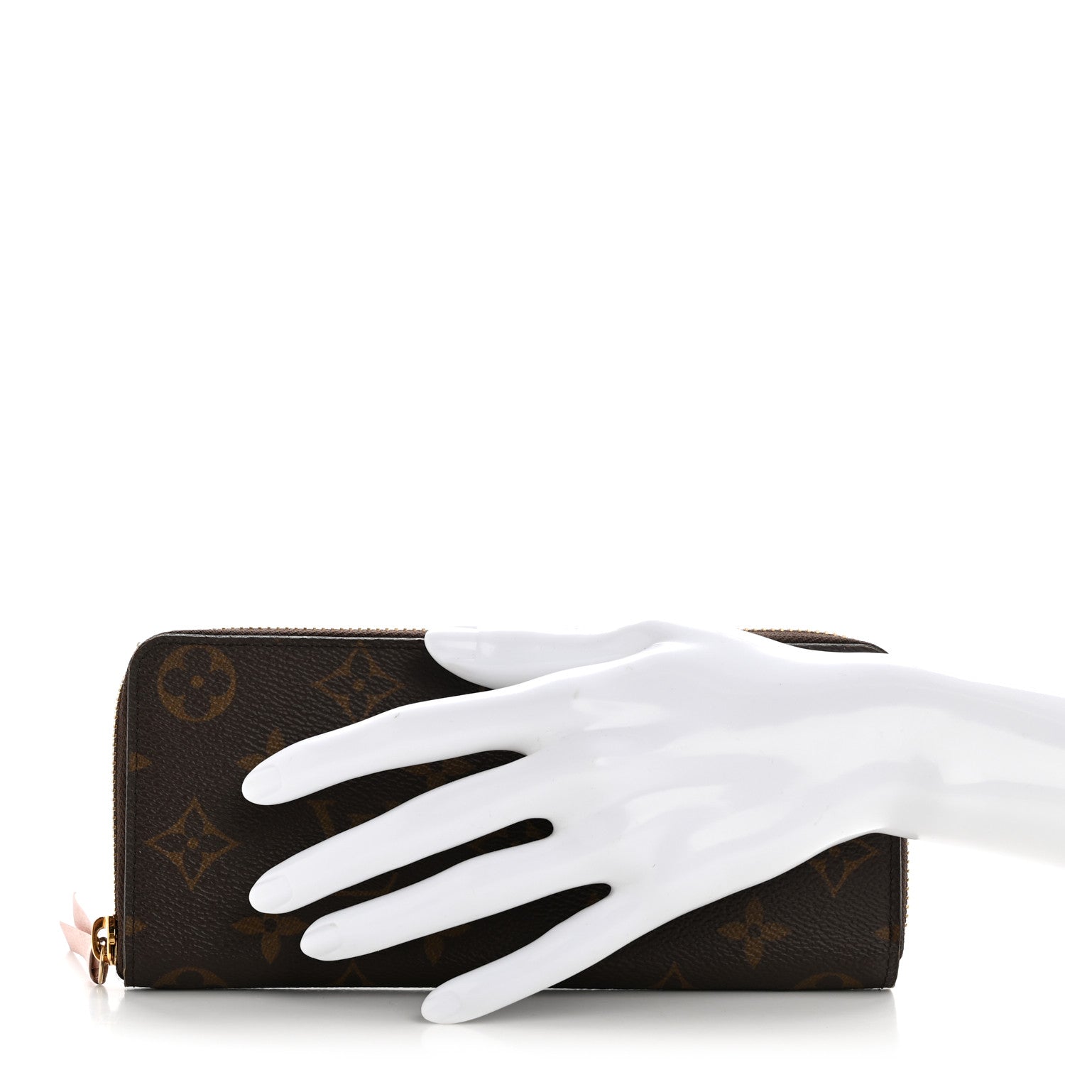 Louis Vuitton Monogram Clemence Wallet Rose Ballerine