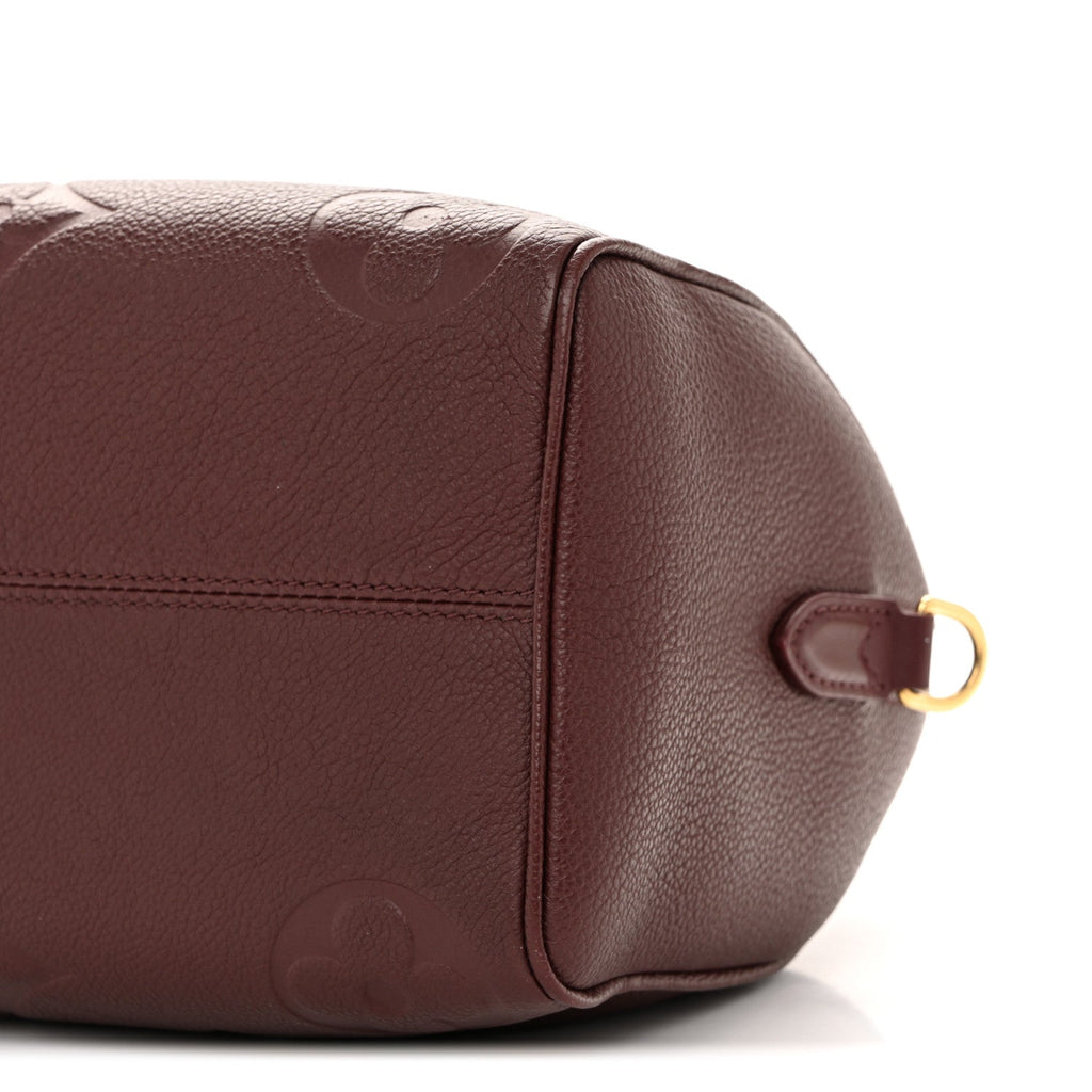 Louis Vuitton Empreinte Monogram Giant Speedy Bandouliere 25 Wine