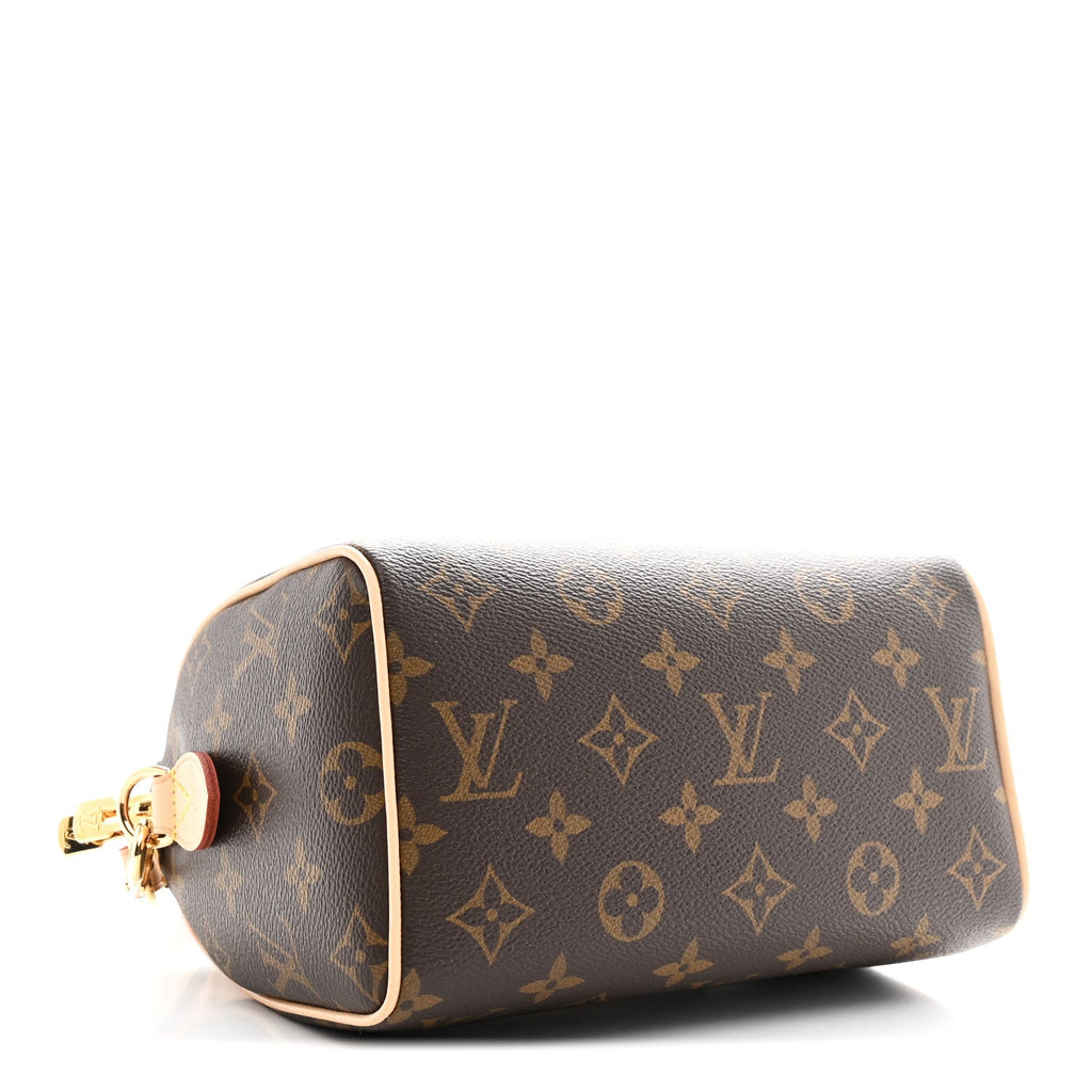 Louis Vuitton Monogram Speedy Bandouliere 20 Black