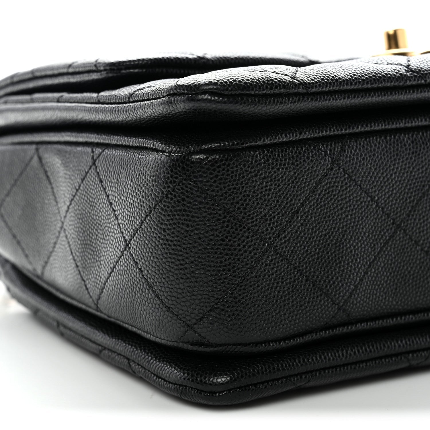 Chanel Caviar Quilted Coco First Flap Black