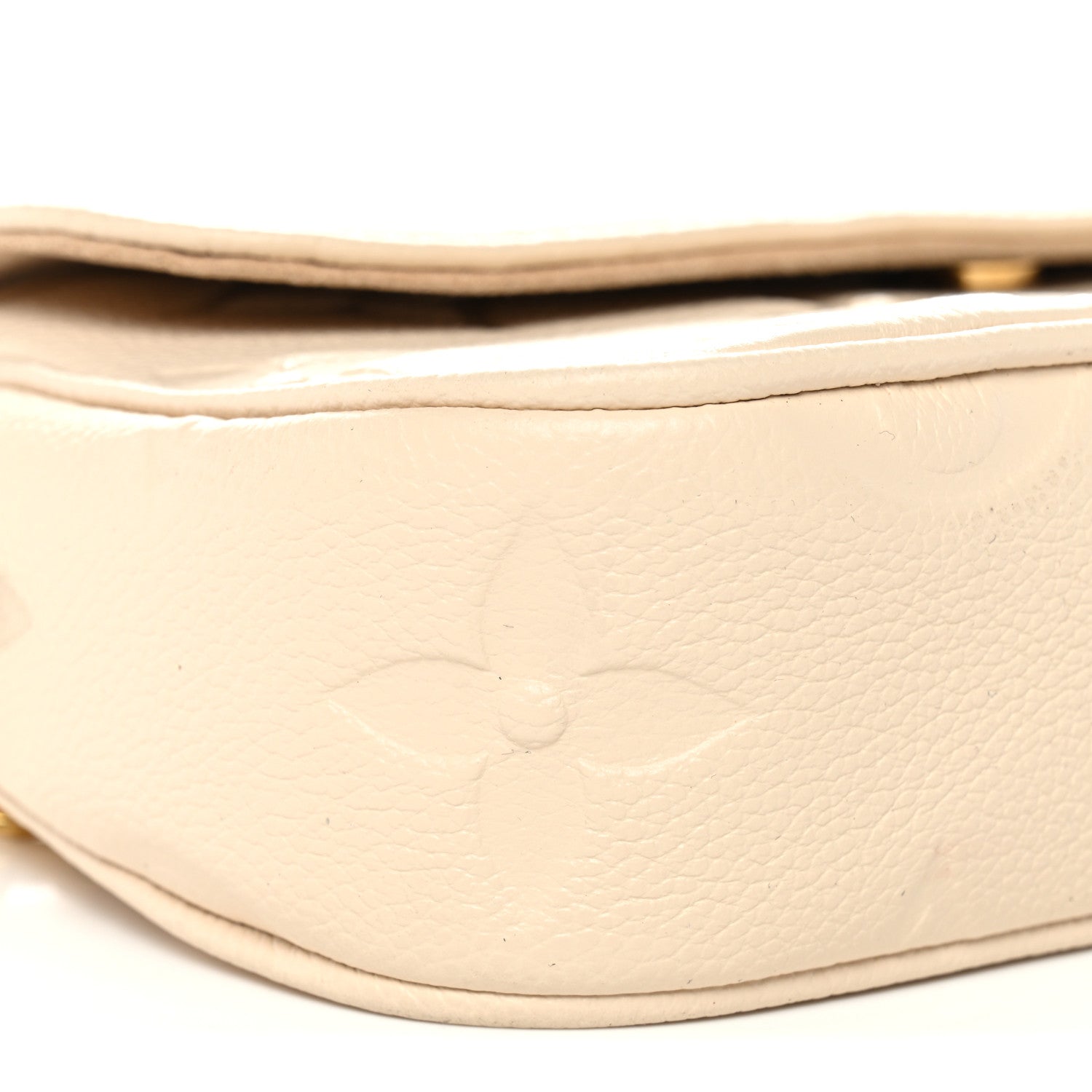 Louis Vuitton Empreinte Monogram Giant Ivy Wallet On Chain Cream