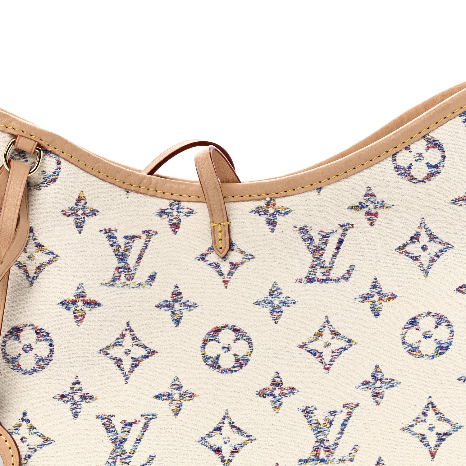 Louis Vuitton Monogram Jacquard CarryAll PM Multicolor Beige