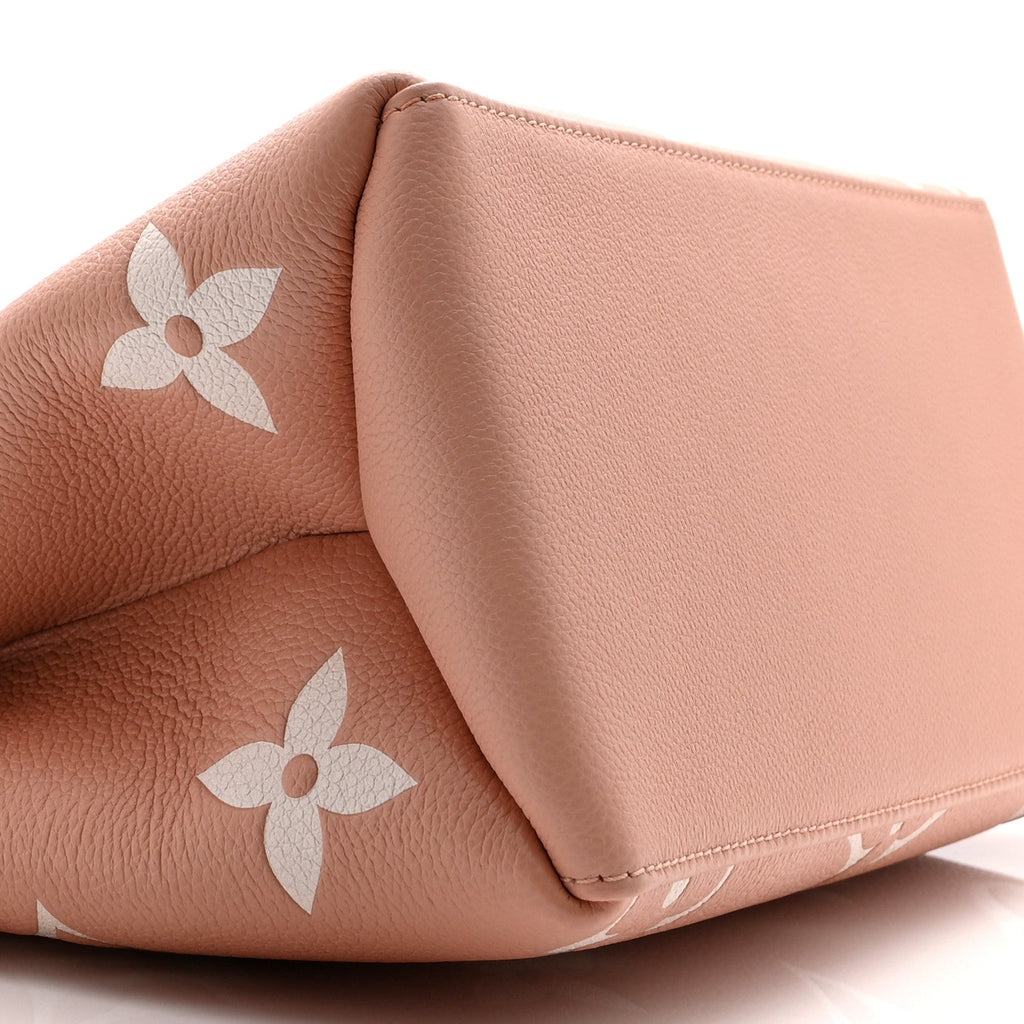 Louis Vuitton Empreinte Monogram Giant Petit Palais Rose Trianon Creme