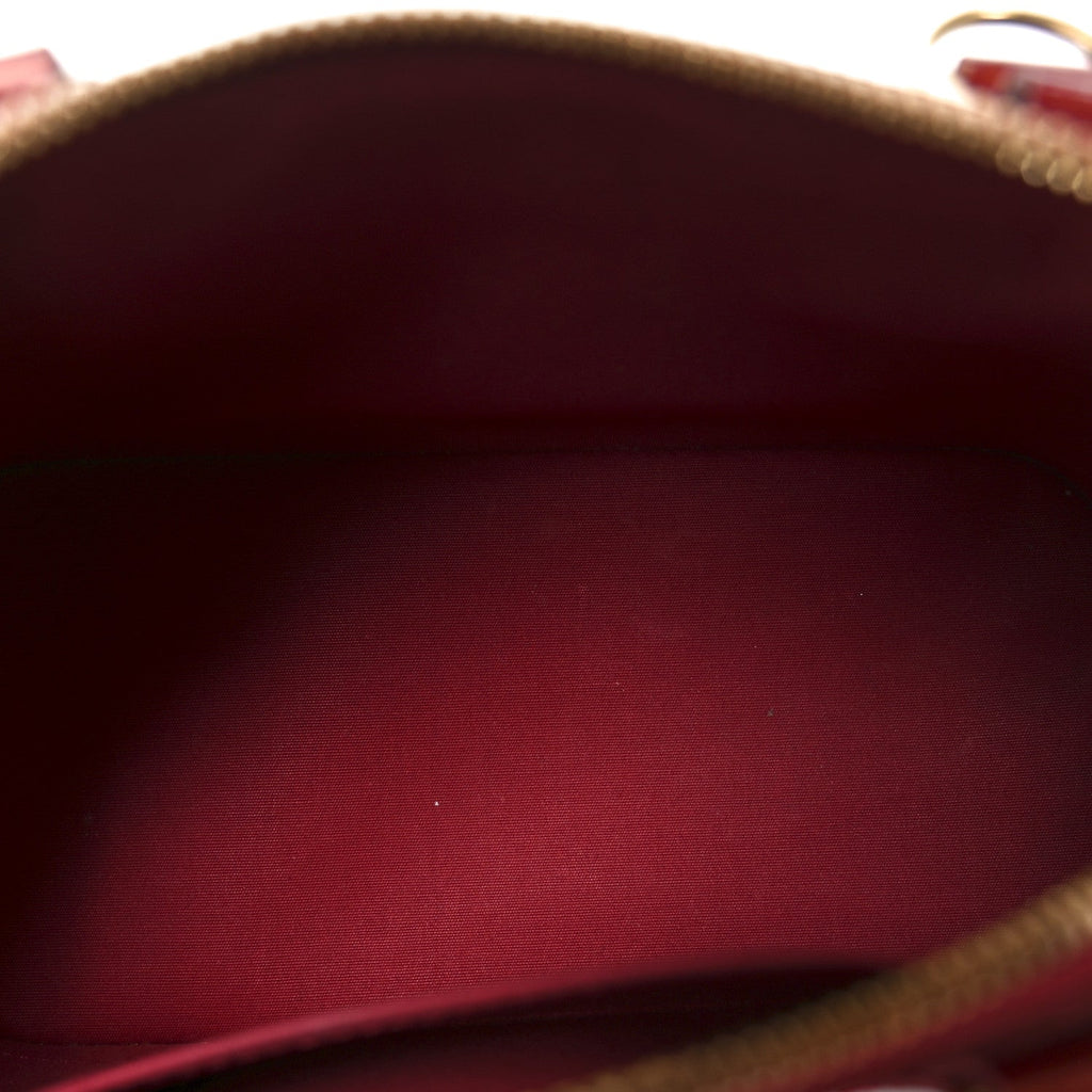 Louis Vuitton Vernis Alma BB Rose Indien