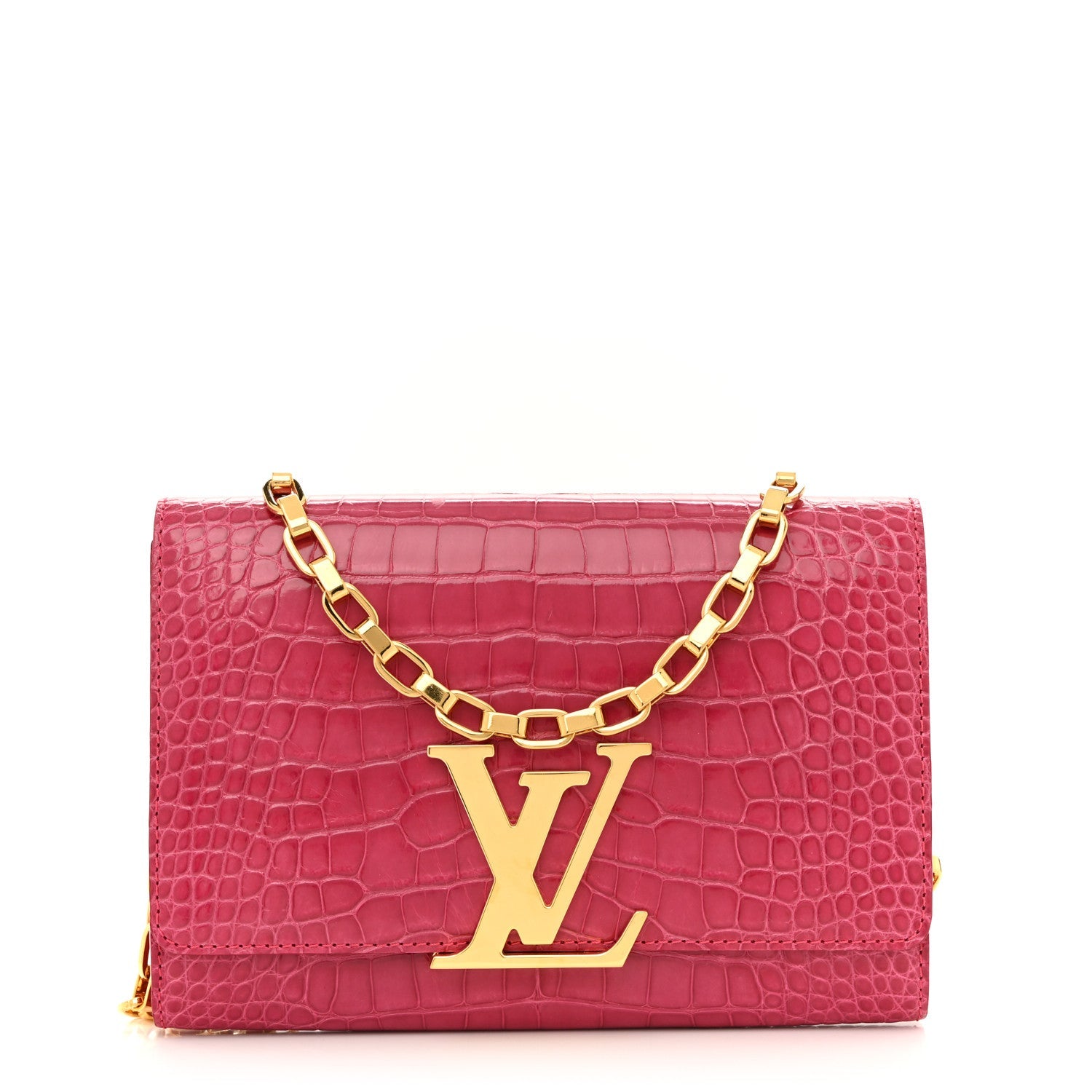 Louis Vuitton Alligator Chain Louise GM