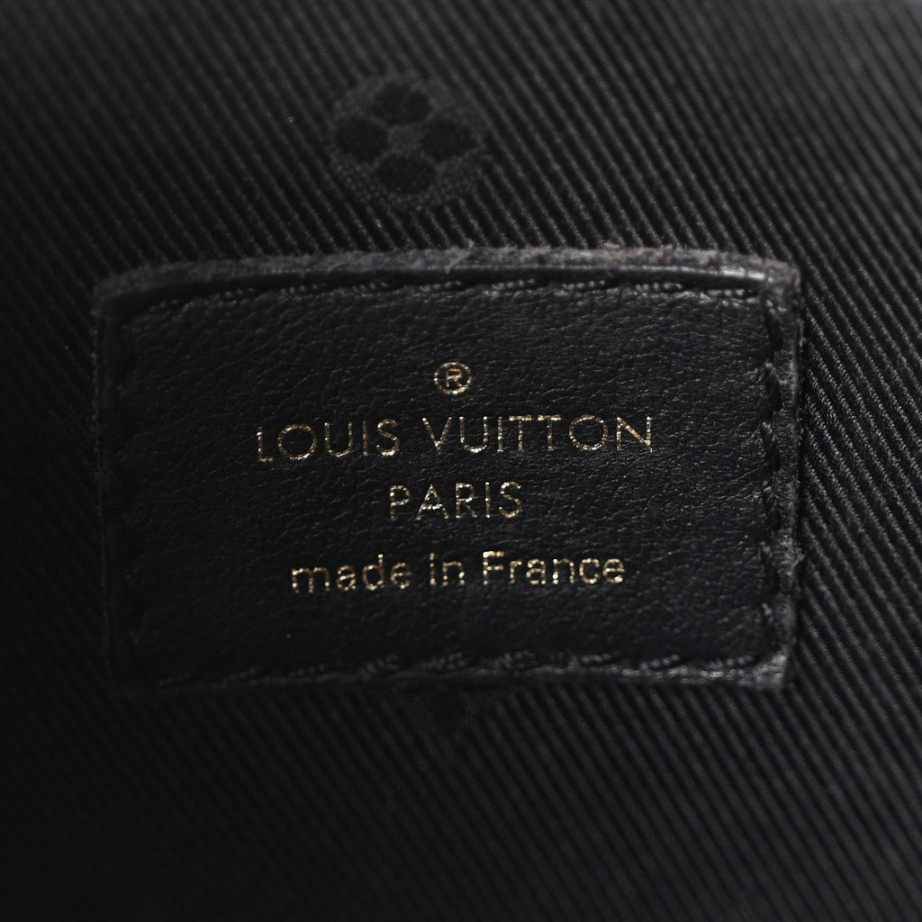 Louis Vuitton Calfskin Bubblegram Over The Moon Black