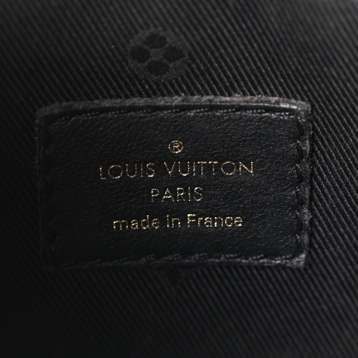 Louis Vuitton Calfskin Bubblegram Over The Moon Black