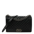 Chanel Caviar Quilted New Medium Boy Flap Black