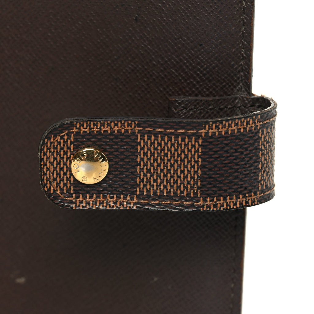 Louis Vuitton Damier Ebene Medium Ring Agenda Cover