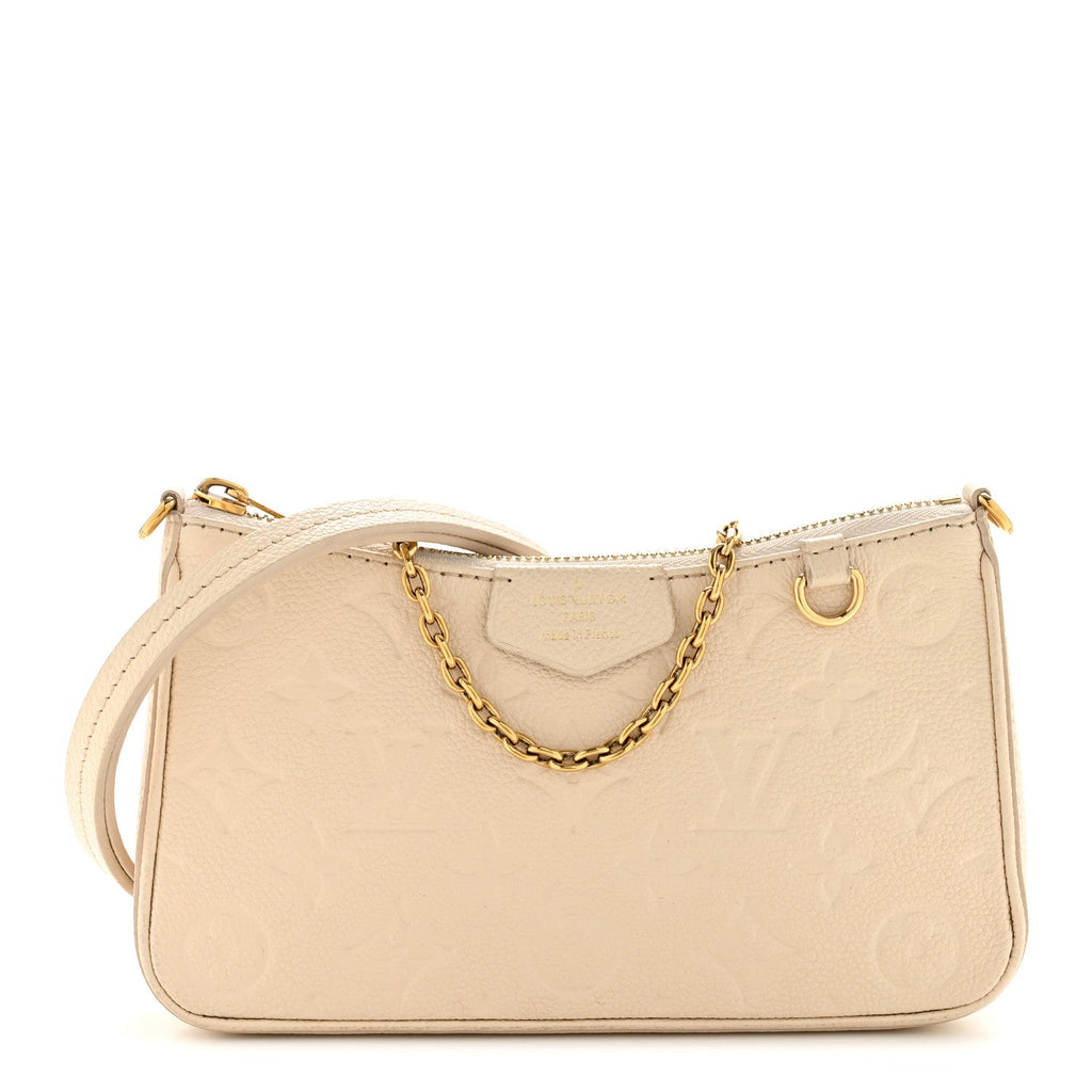 Louis Vuitton Empreinte Easy Pouch On Strap Cream