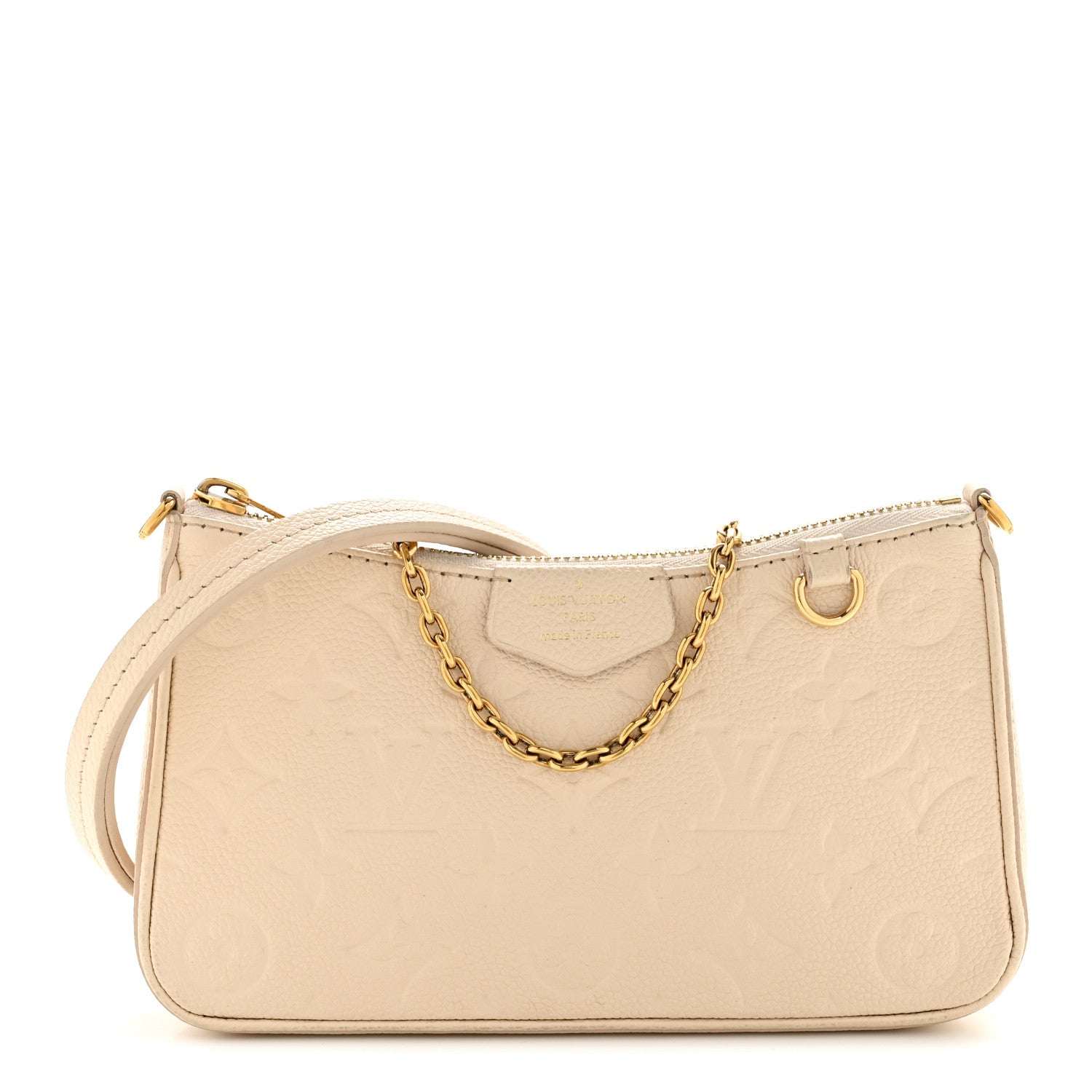 Louis Vuitton Empreinte Easy Pouch On Strap Cream