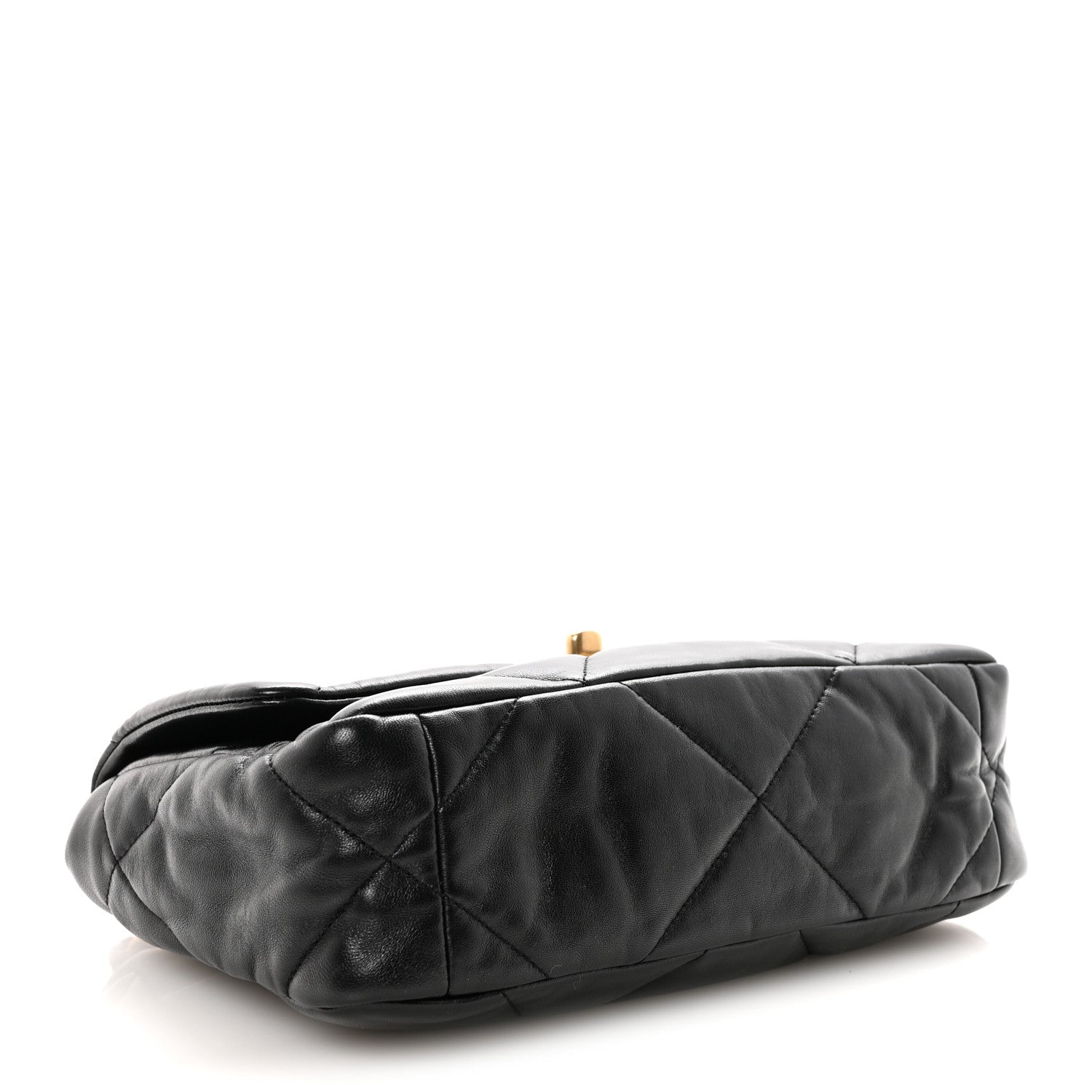 Chanel Lambskin Quilted Medium Chanel 19 Flap Black