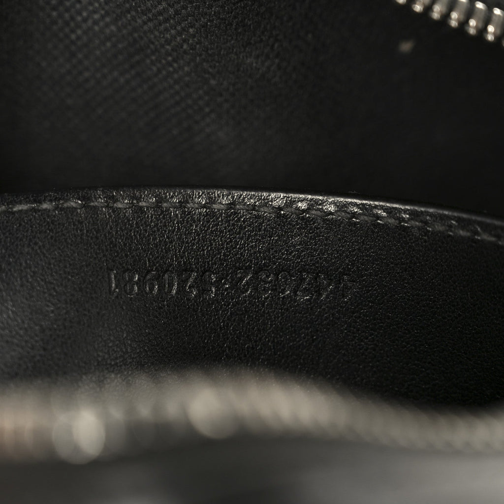 Gucci Calfskin Matelasse Monochrome Small GG Marmont Chain Shoulder Bag Black
