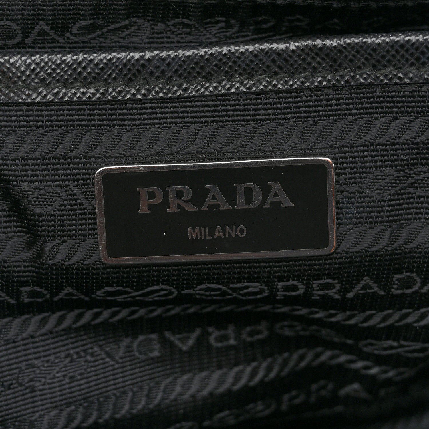 Prada Re-Nylon Saffiano Medium Backpack Black