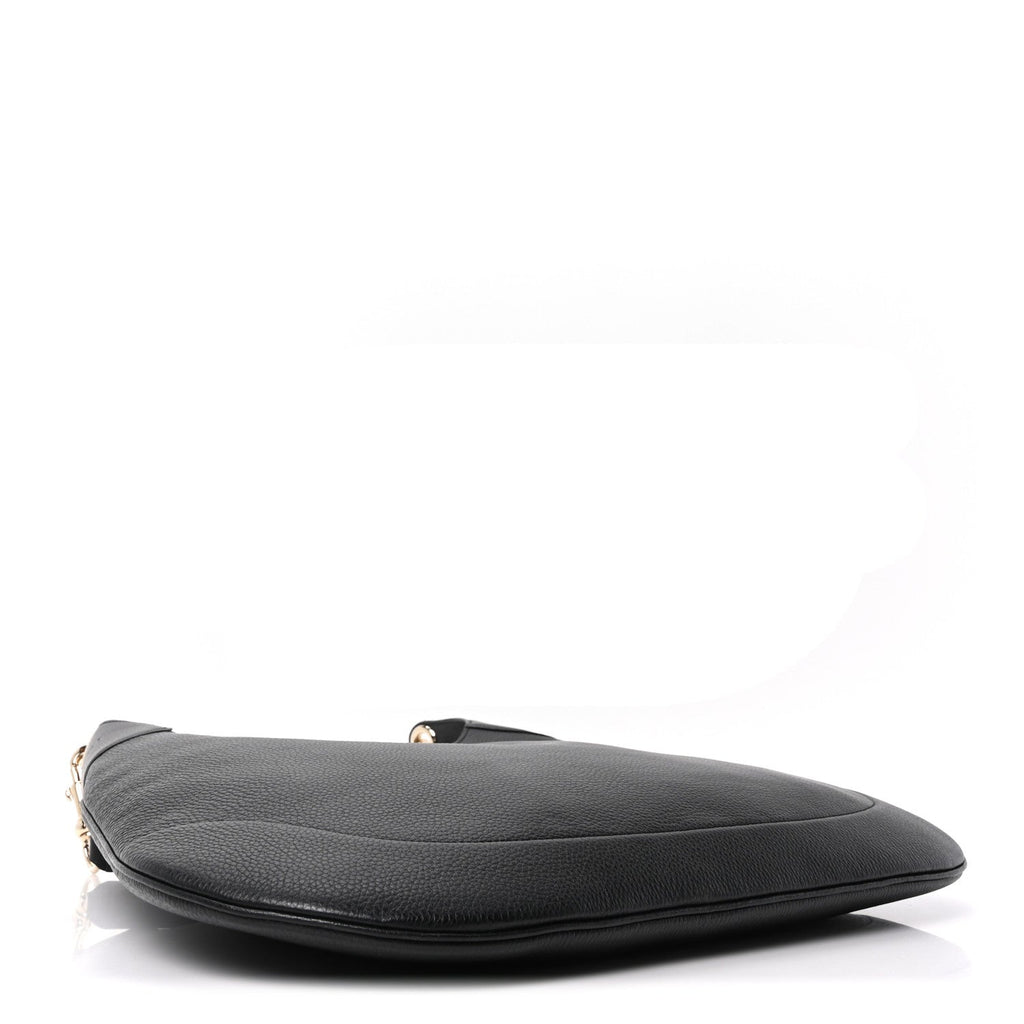 Gucci Soft Grained Calfskin Maxi B Hobo Black