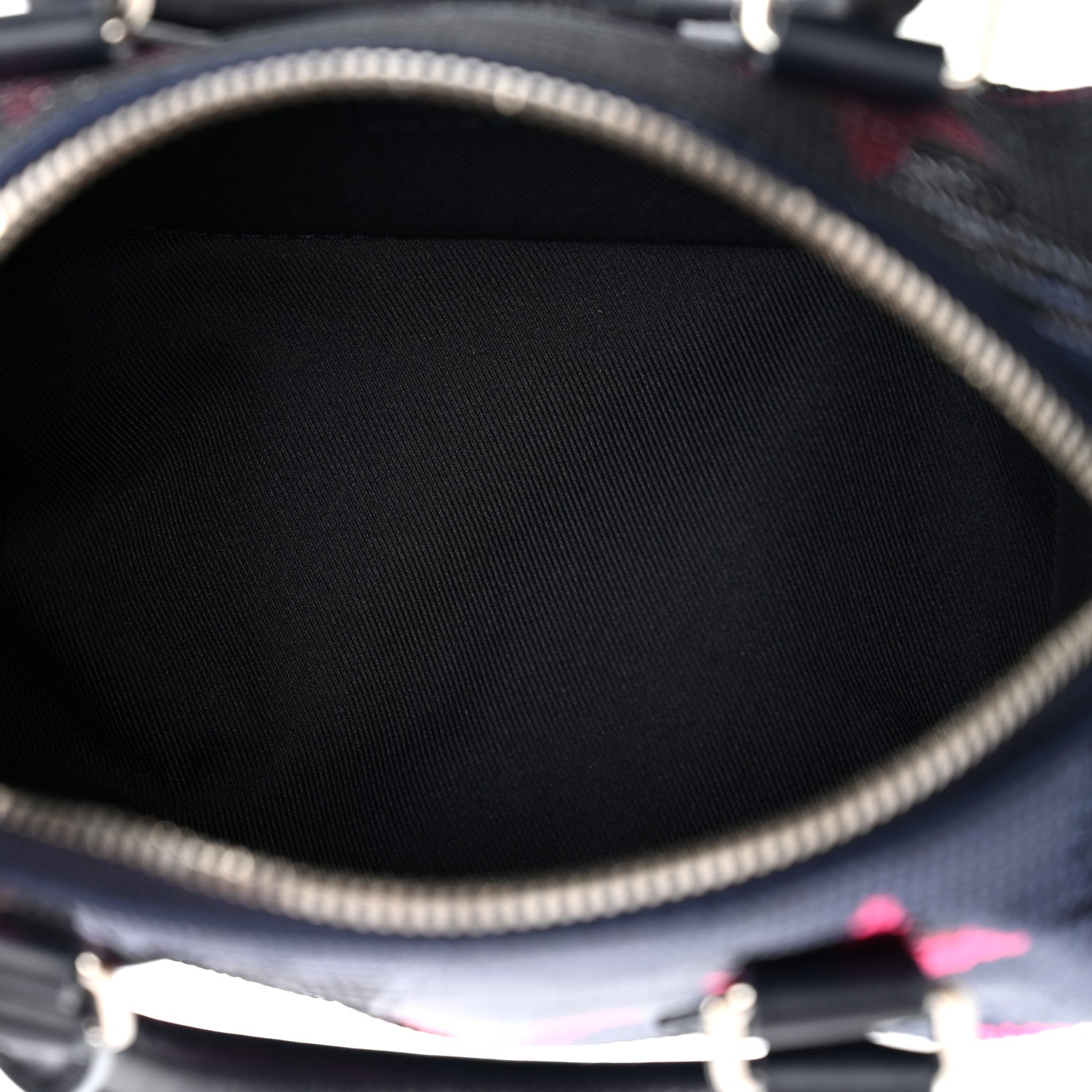 Louis Vuitton Giant Monogram Sequins Speedy Bandouliere 18 Navy Fuchsia