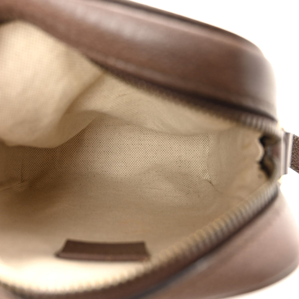 Gucci GG Supreme Monogram Web Mini Ophidia Messenger Brown
