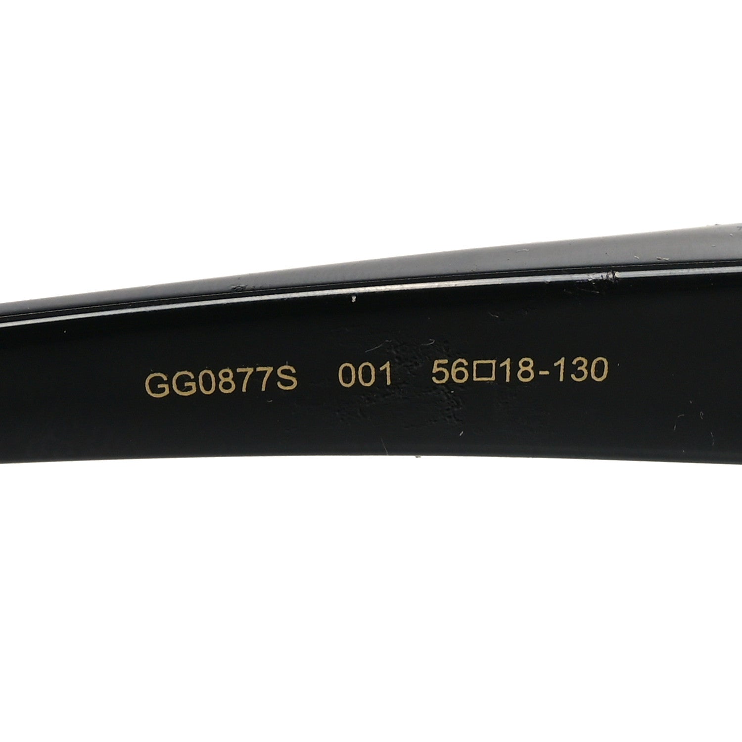 Gucci Acetate Cat Eye Sunglasses GG0877S Black