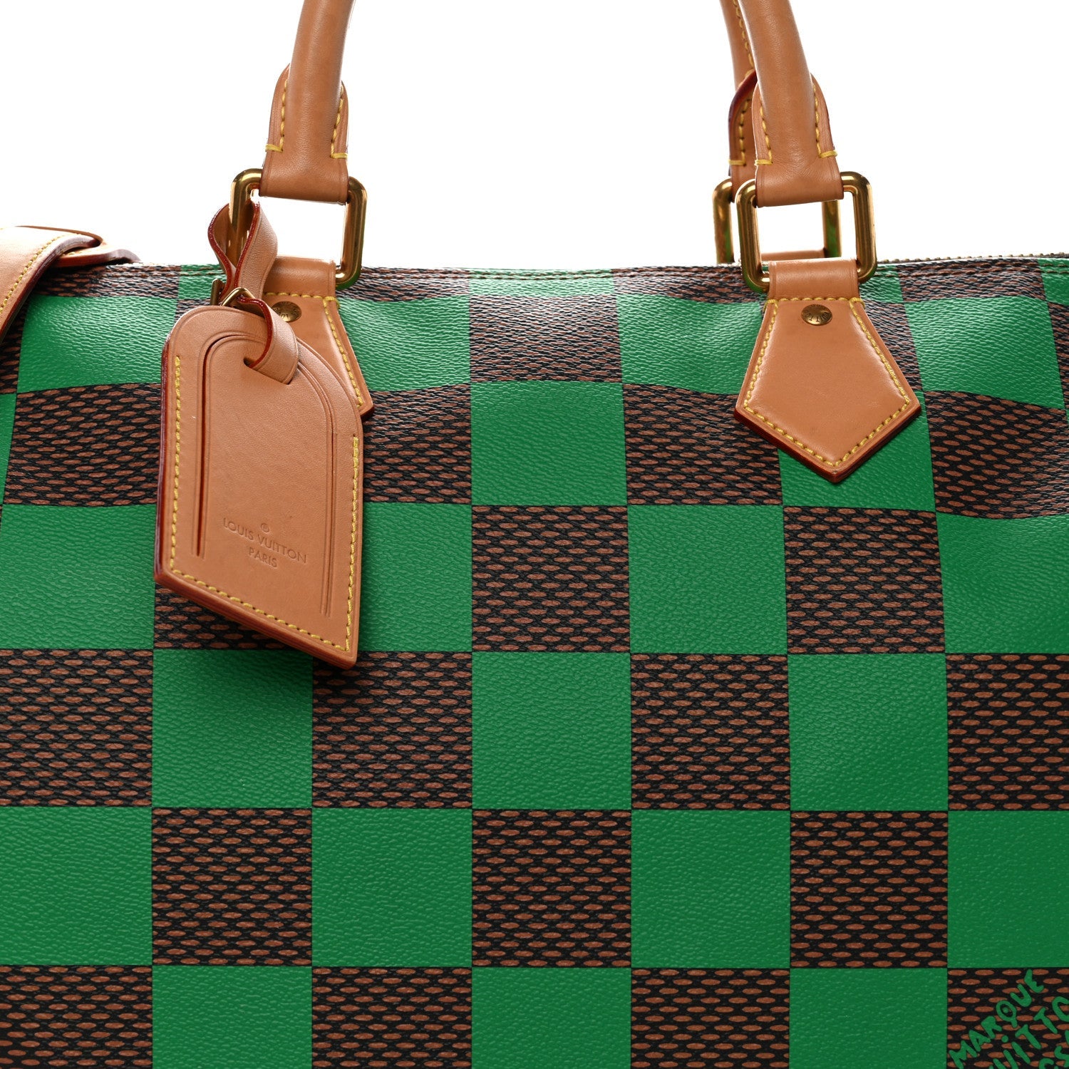 Louis Vuitton Damier Pop Speedy Bandouliere 40 Green