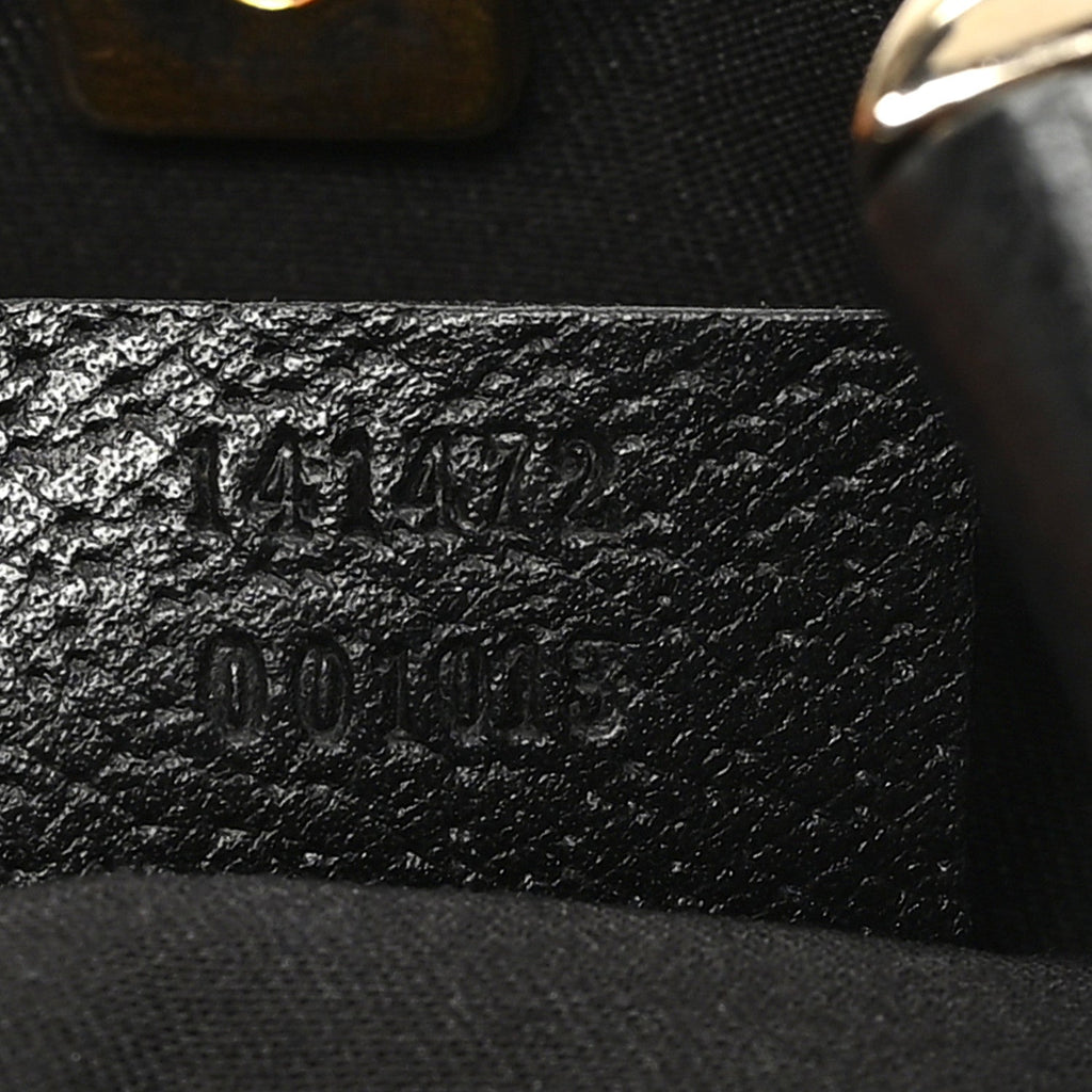 Gucci Monogram Large Abbey Tote Black