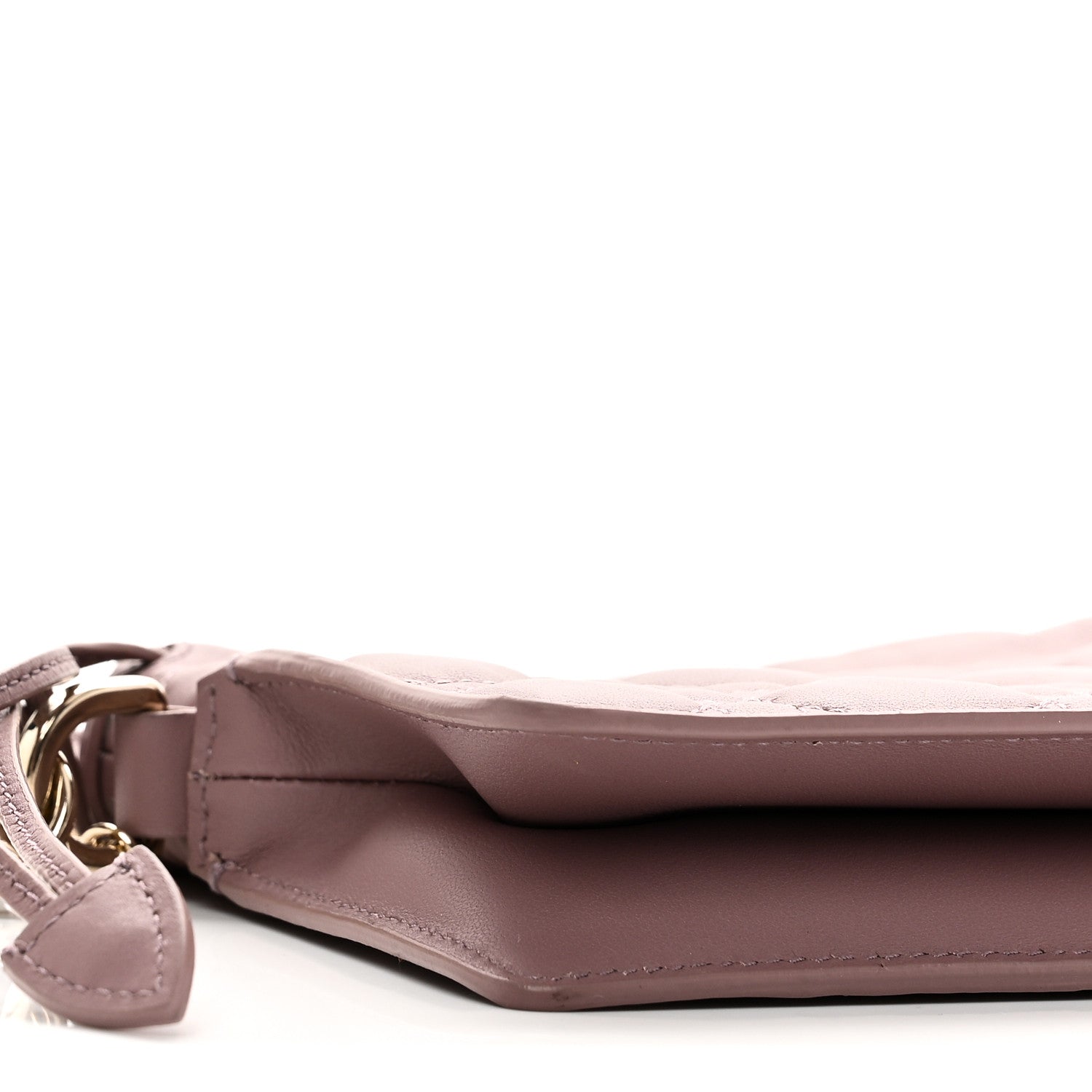 Christian Dior Lambskin Cannage Milly Mini Drawstring Bag Pink Peony